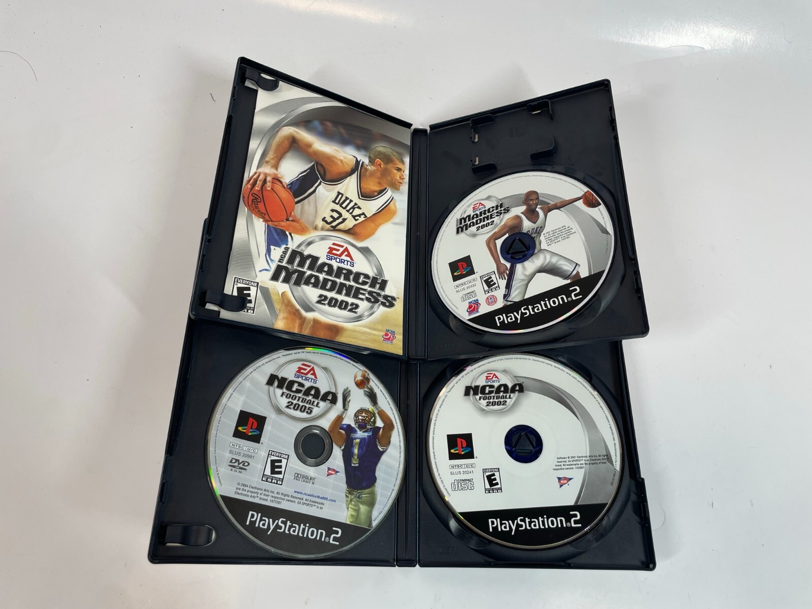 Sony Playstation 2 PS2 Model SCPH-35001 Console Sports Games 2 Controller Bundle