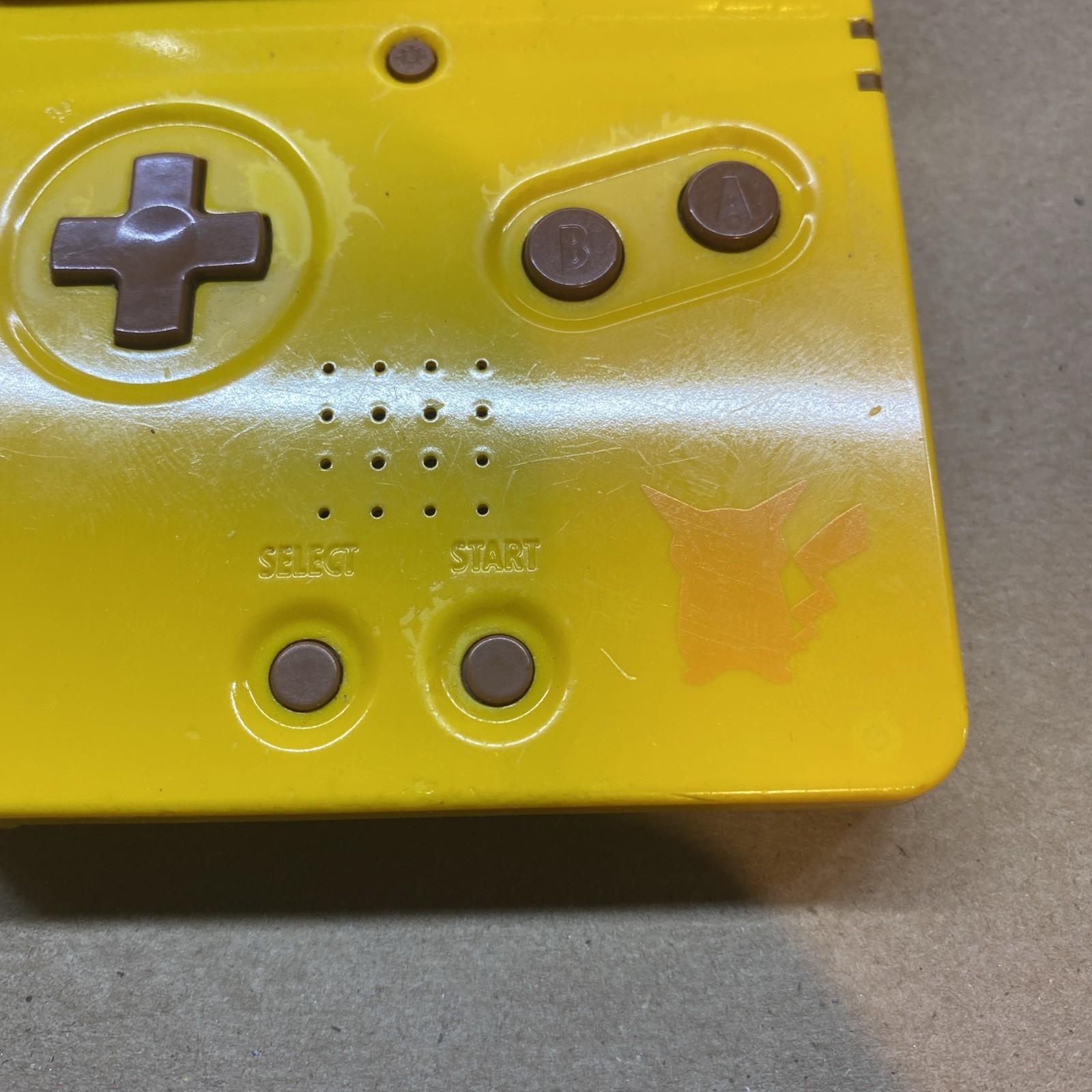 Pikachu Edition Nintendo GameBoy Advance SP Handheld Tested Working Authentic !!