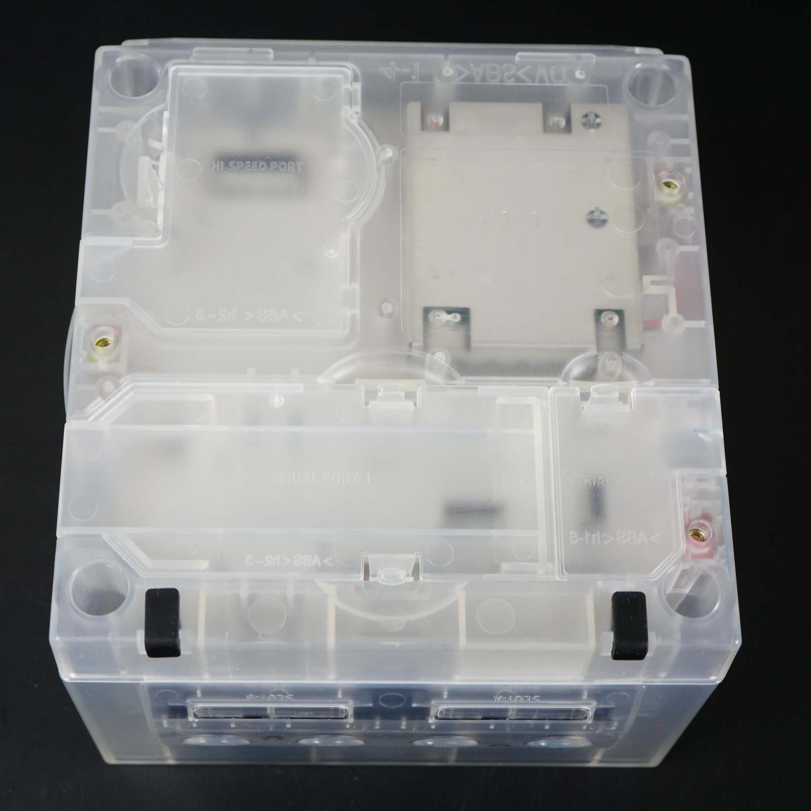 Nintendo GameCube Clear white Shell NTSC U-C/J Region Switch Mod w/GB Player