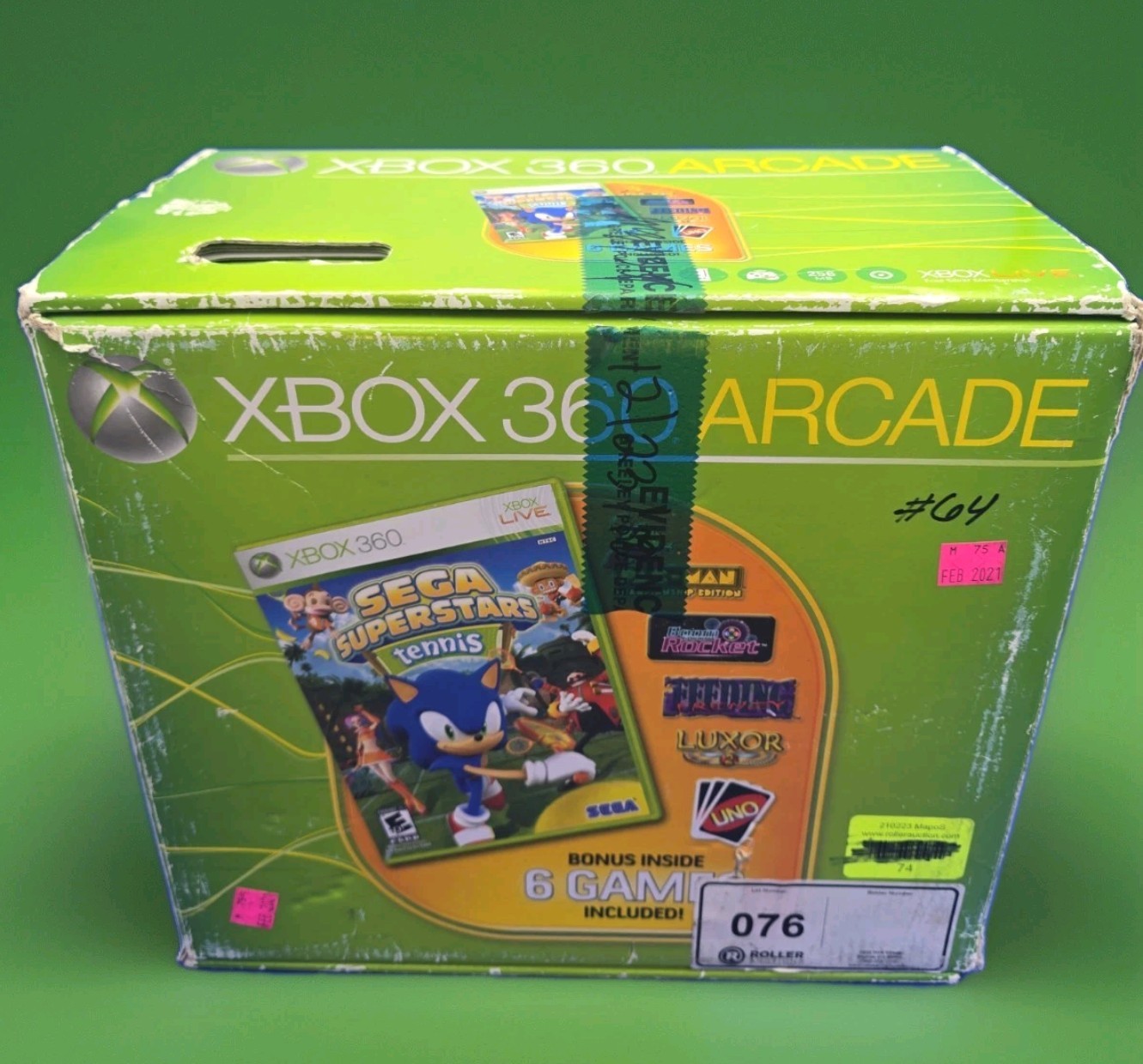 Microsoft Xbox 360 Arcade Empty Box w/ Inner Packaging & Dividers No Console