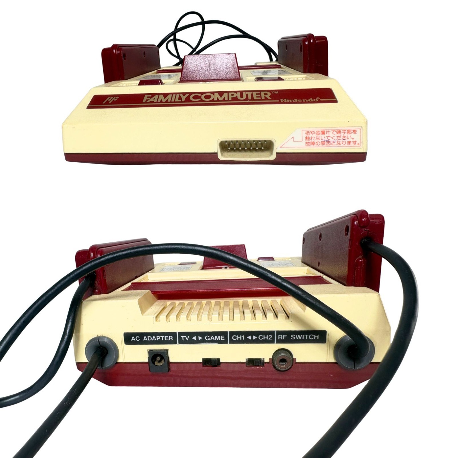 Nintendo Famicom Console 8 Games RF Switch AC Adapter Tested NTSC-J Japan
