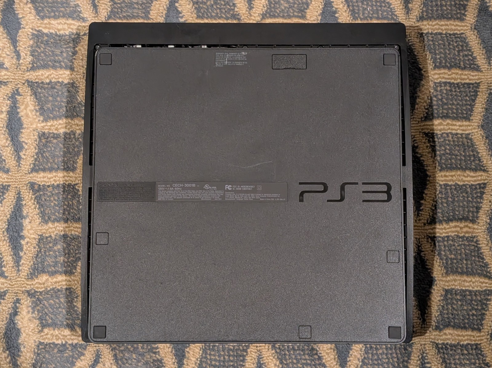 Sony PlayStation 3 Slim 320GB Console – Charcoal Black – Tested