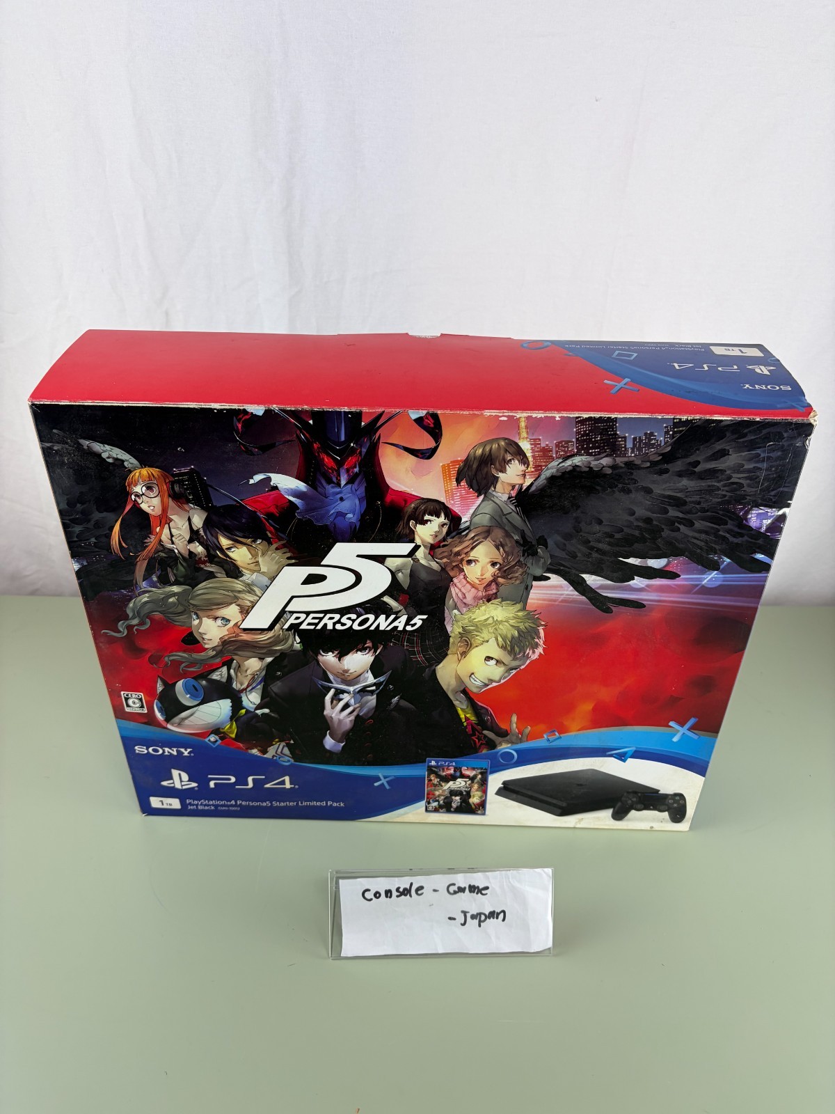 Sony PlayStation4 PS4 Persona5 Starter Limited Pack Jet Black 1TB CUH-10012 Used