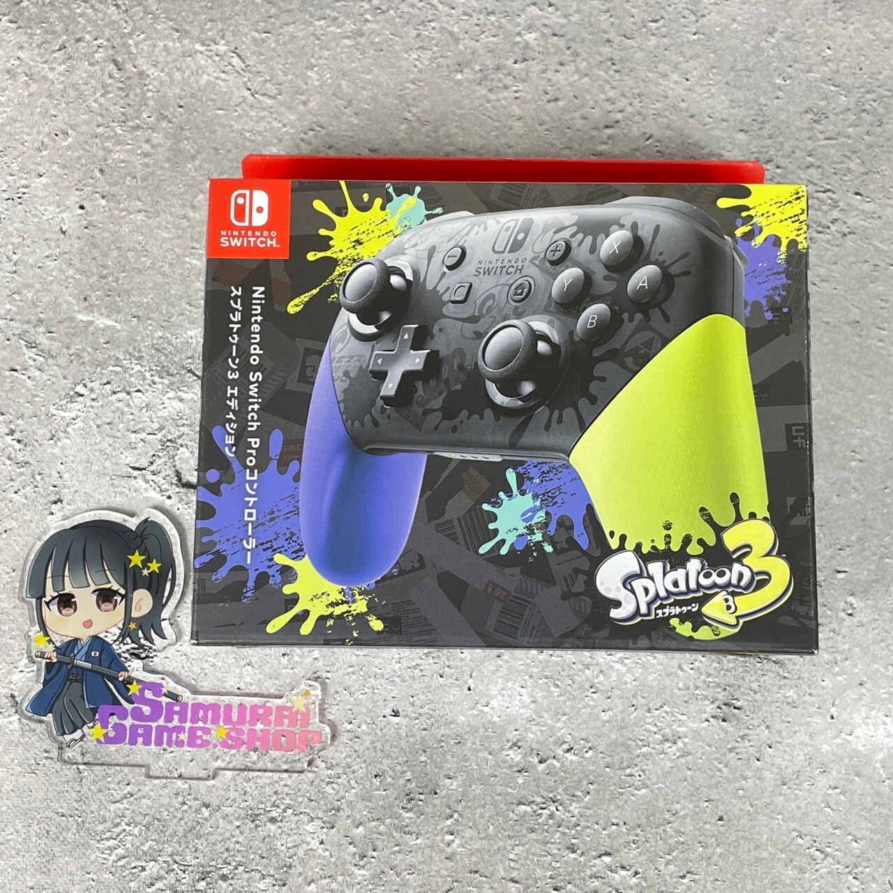 Nintendo Switch OLED Model Splatoon 3 Edition Console with Game + Pro Controller