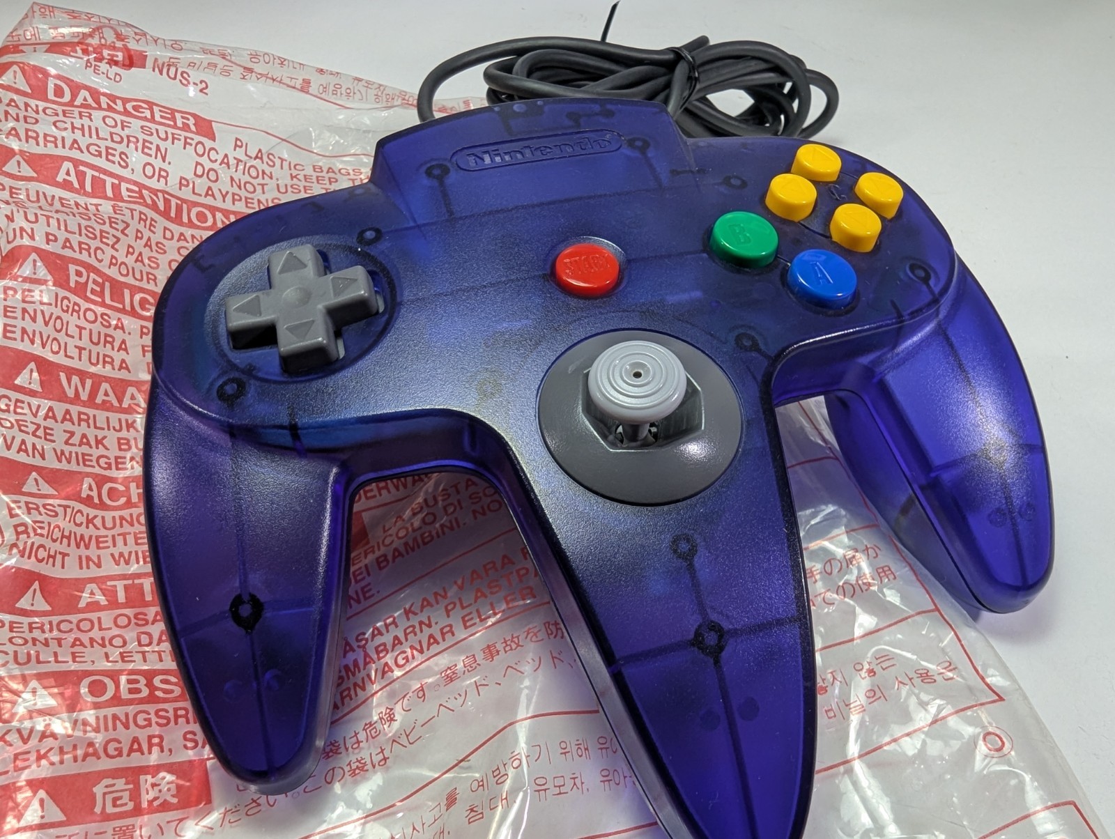 Midnight Blue N64 Nintendo 64 System Boxed Japan Purple