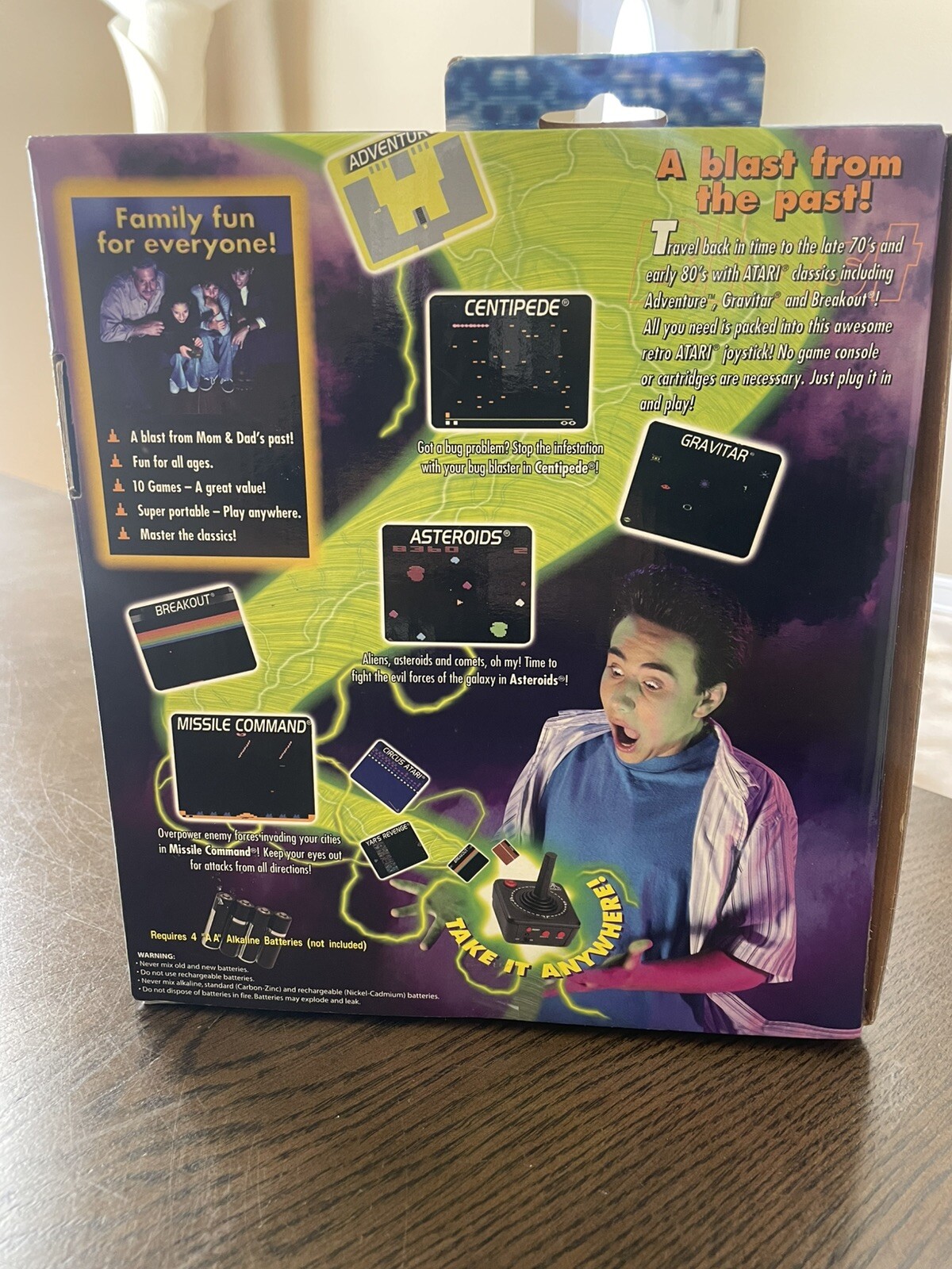 Game Pack Console controller TV Atari New Plug And Play 10 Included New. 2002.