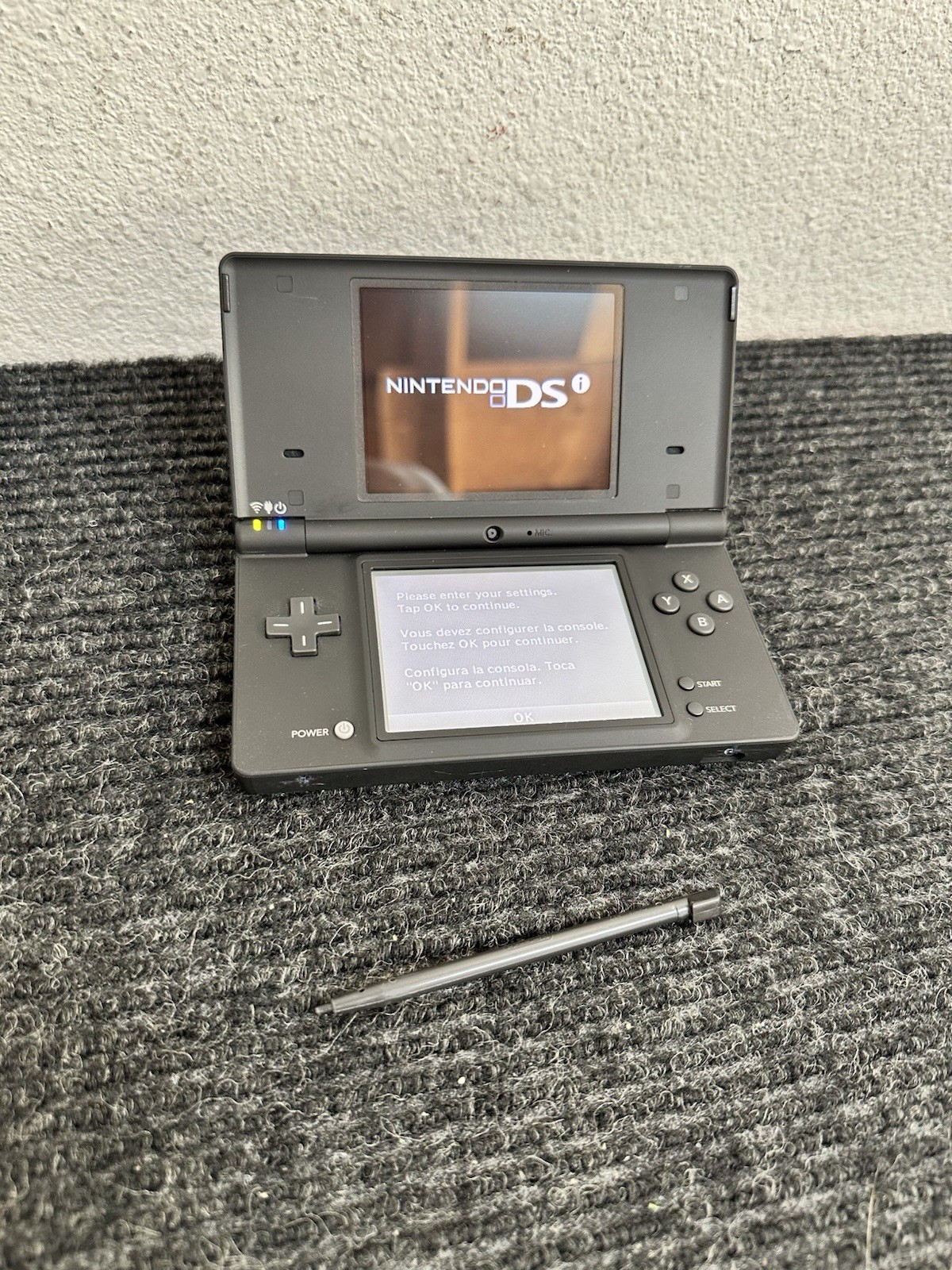Nintendo DSi Console Launch Edition Black Japan Model With Stylus