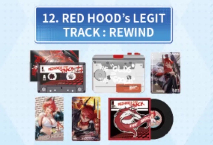 AGF2025 Goddess Of Victory NIKKE Red Hood’s Legit Track Rewind Cassette Player!!