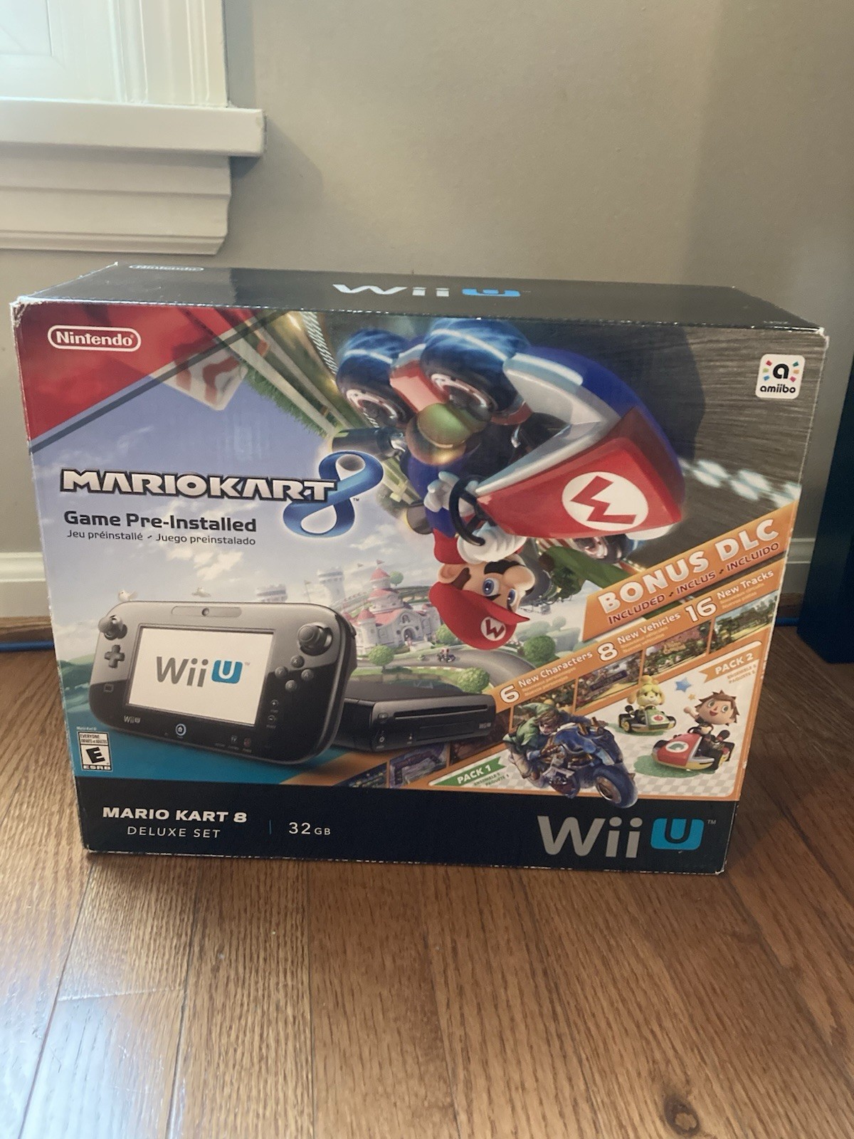 Nintendo Wii U Mario Kart 8 Deluxe Set 32GB Black Console AS IS READ DESCRIPTION