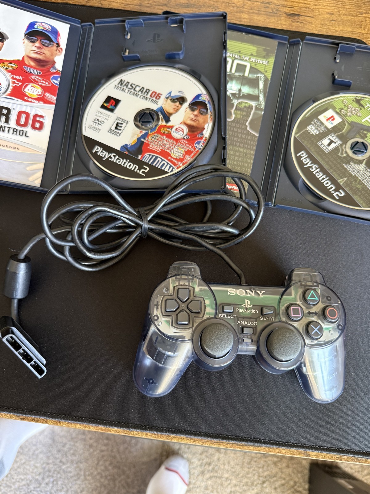PlayStation 2 Console Bundle(SCPH-30001R)w/ 2Games, Contrlr, 8MB MC, All Tested!