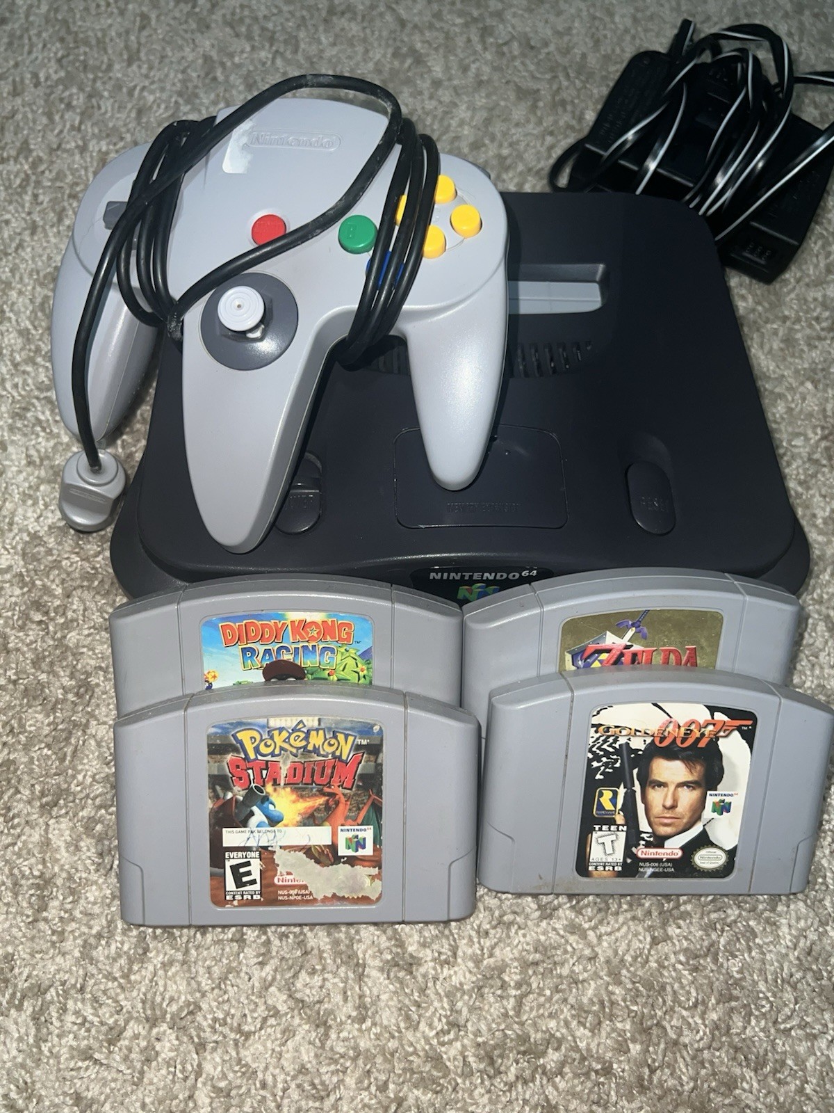 TESTED* RETRO NINTENDO Bundle with Accessories Controllers Games Etc See Pics
