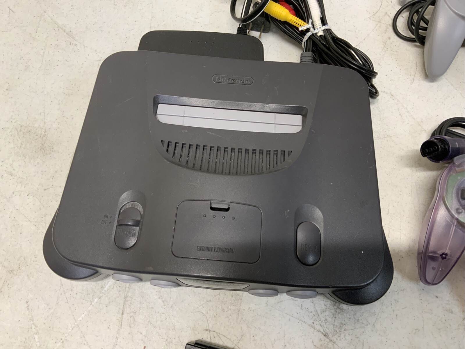 Nintendo 64 Console Bundle, Memory Expansion Pak, 3 Controllers, Rumble Pak, Ext