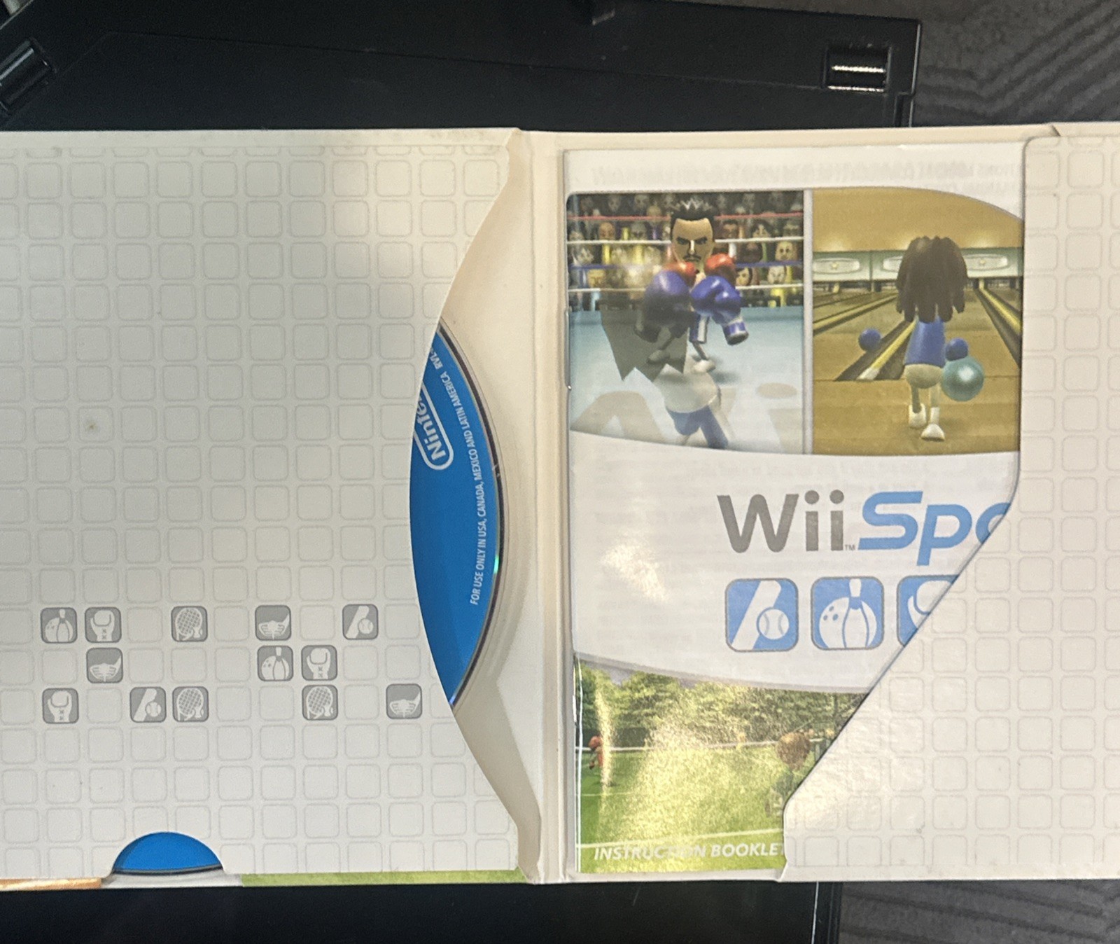 Nintendo Wii Black Console Bundle with Wii Sports & Resort Tested Bonus Items