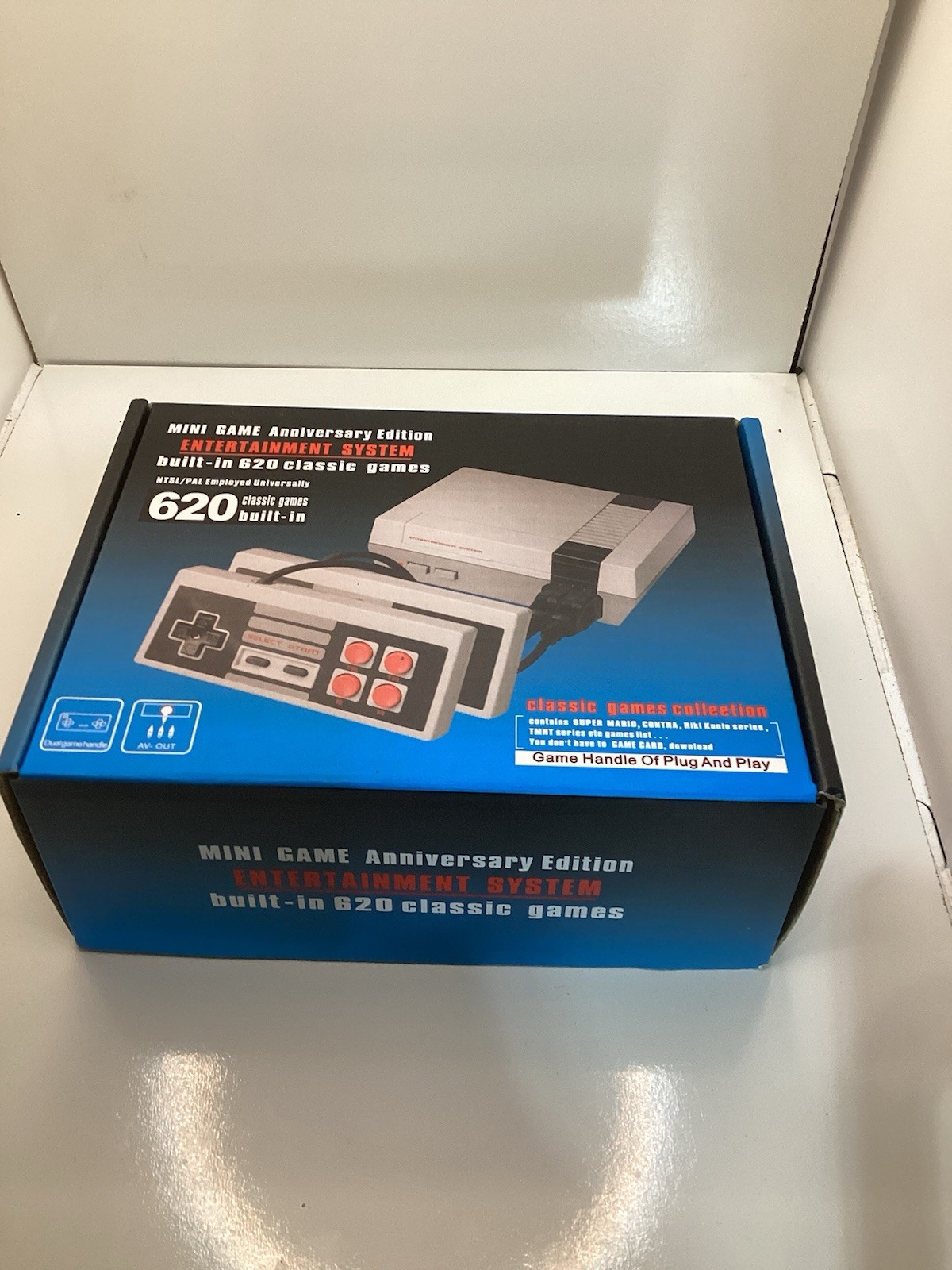 620 Classic Games Mini Console Retro NES Style Plug & Play AV Game System