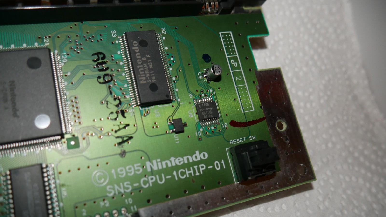 Super Nintendo 1 Chip 01 Console Only(Read Description / New Capacitors / SNES)