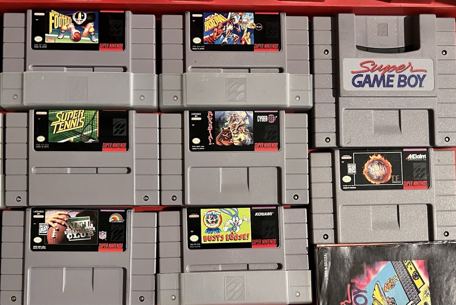 Super Nintendo SNES System Console Bundle! 17 games Included!!