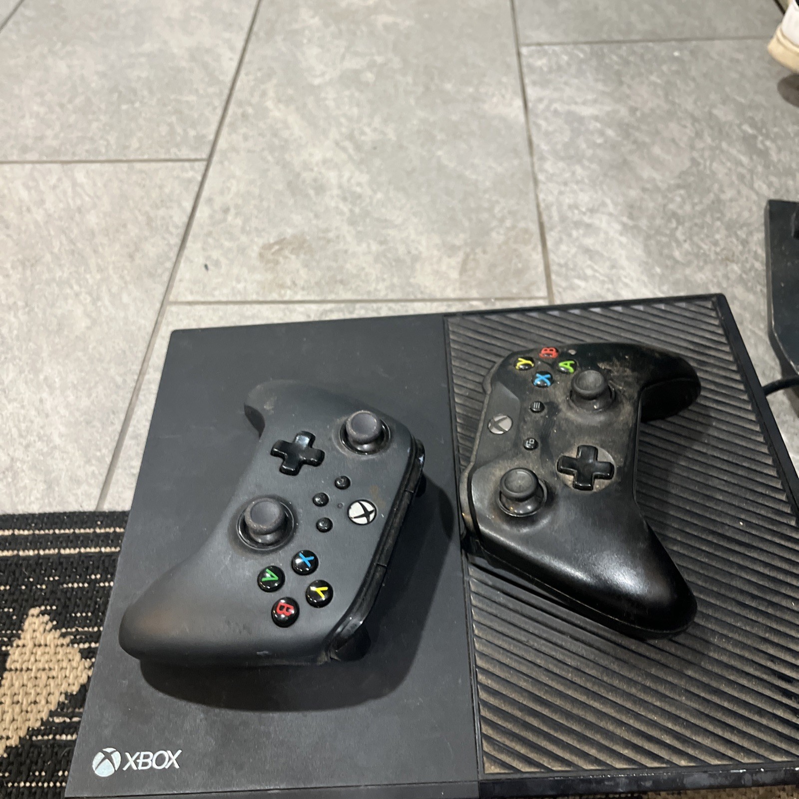 Microsoft Xbox One Black Video Game Console with Controller