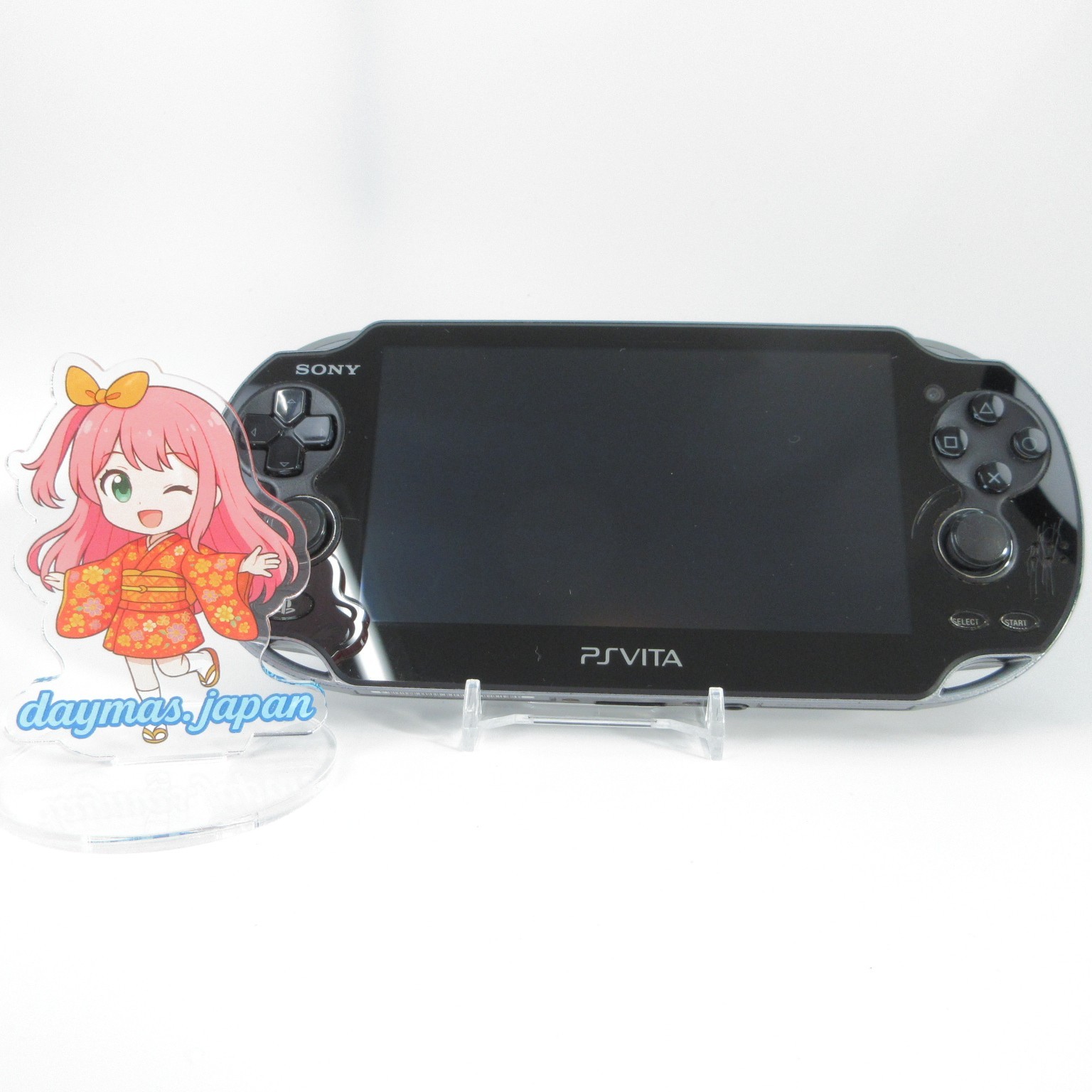 【Very Good】Sony PS Vita PCH-1000 Crystal Black Wi-Fi Model Console only #Arr1011