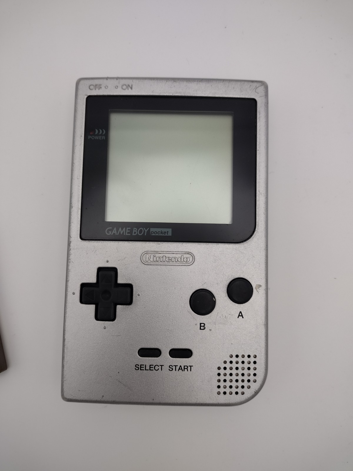 Nintendo Gameboy Pocket Silver Handheld Console System Tested & Working Tetris