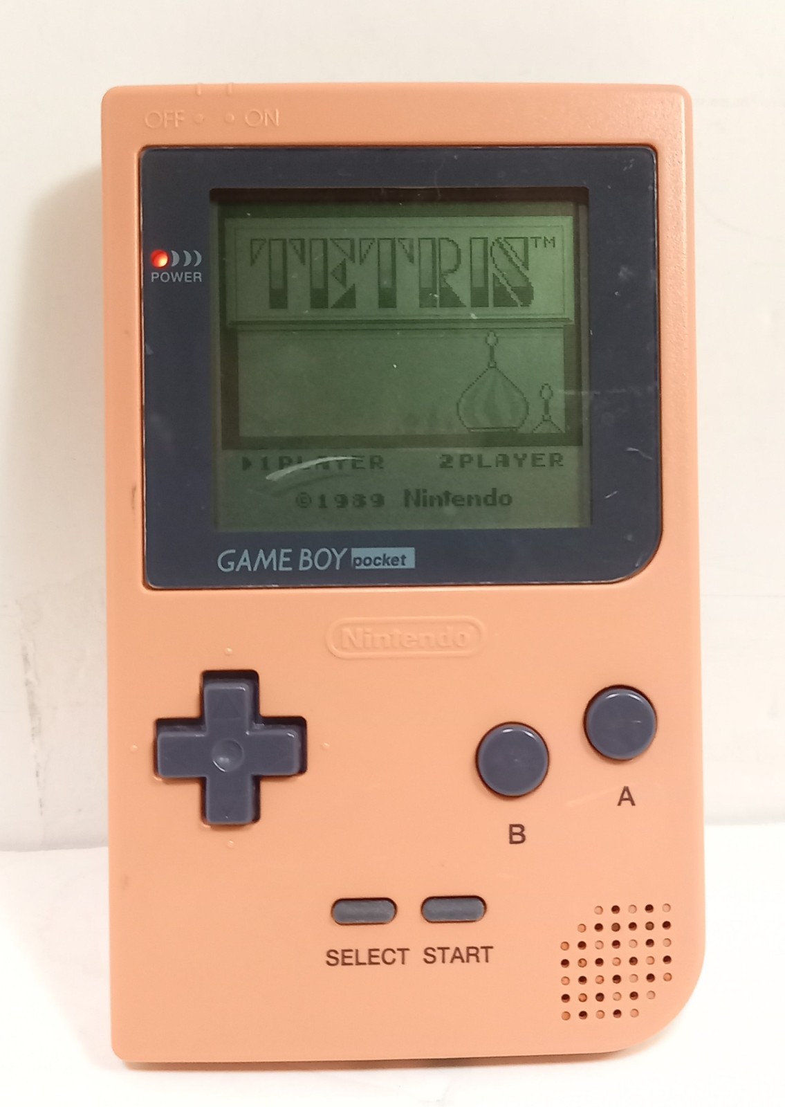 Nintendo Gameboy Pocket Game Console MGB-001 Pink Color Body Only Tested Work