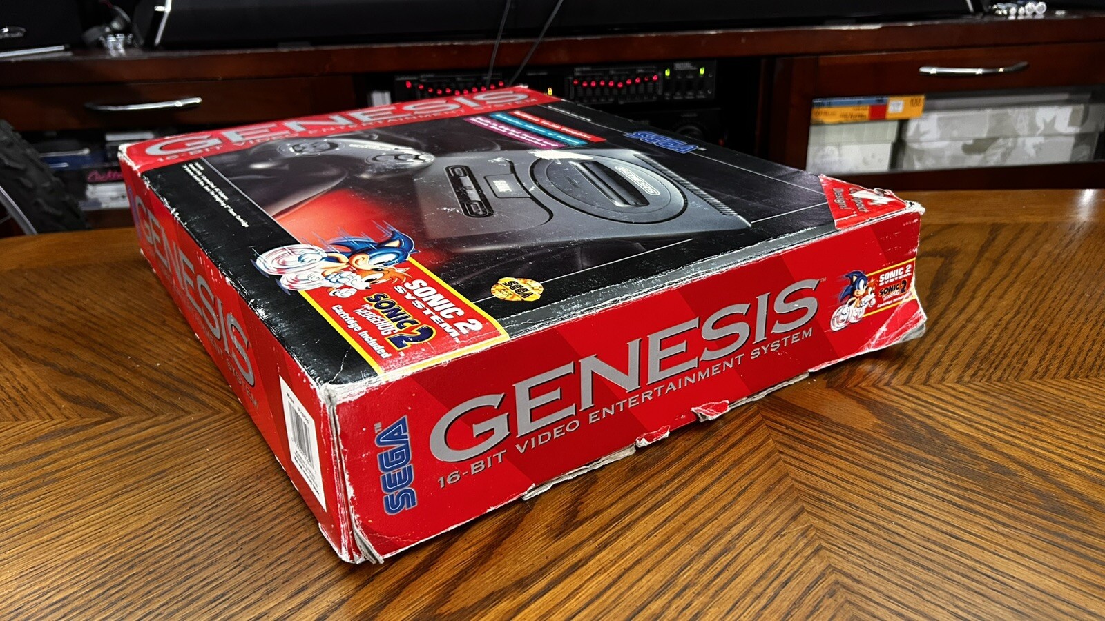 Genesis II Sonic the Hedgehog 2 Bundle Console Video Game System Complete in Box