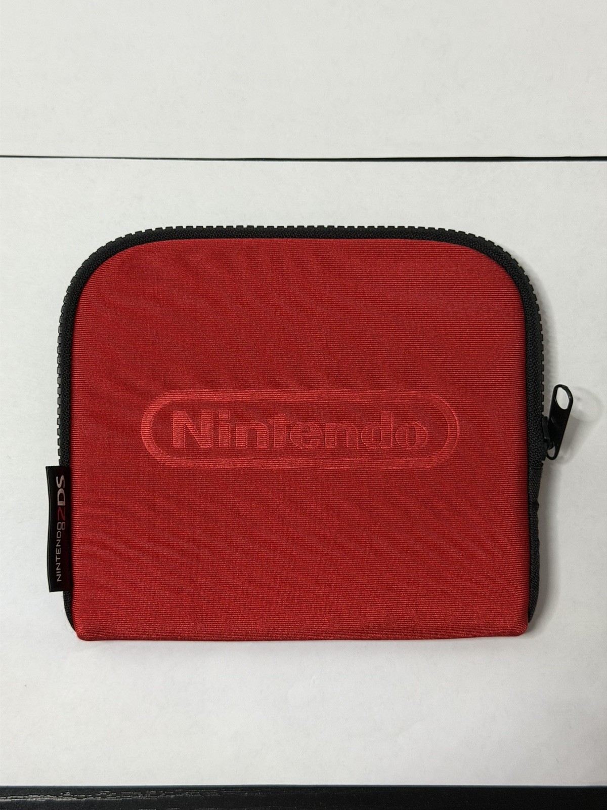USED Nintendo 2DS Console Black & Red Handheld System Console W/ Case