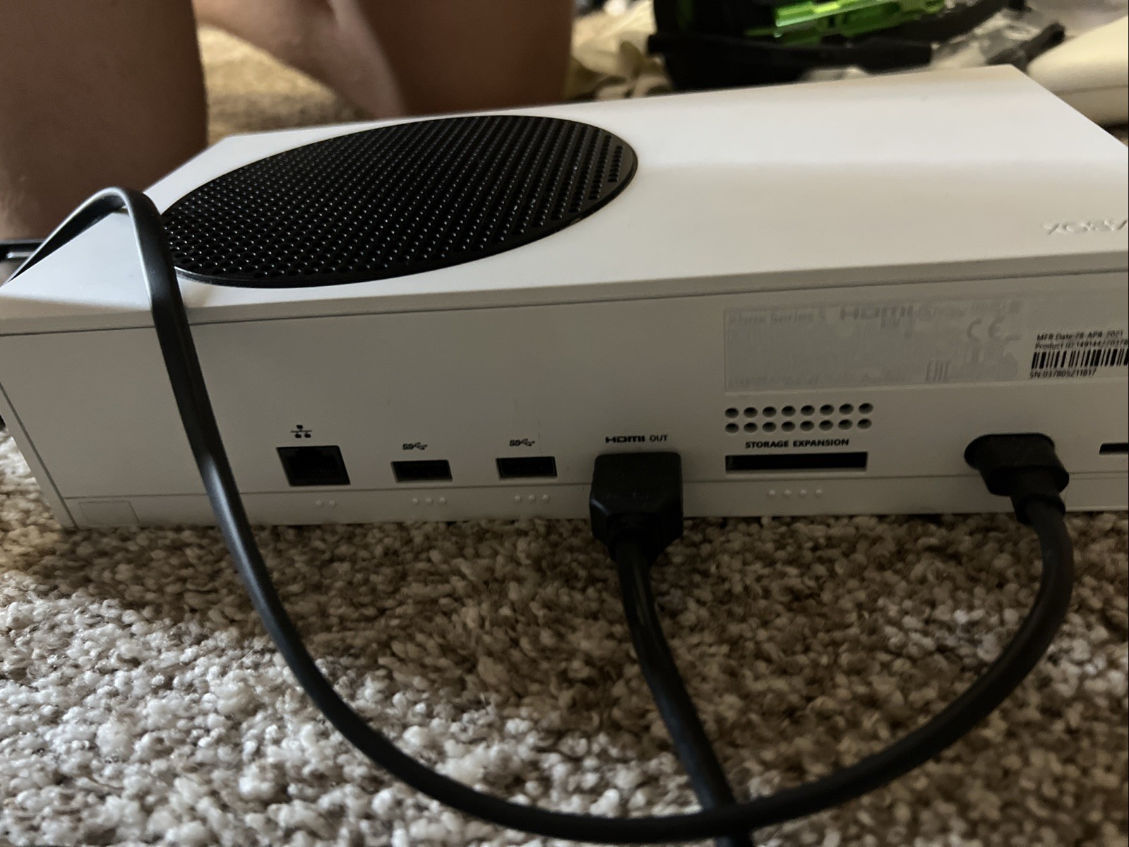 Xbox Series S with multiple games a headset and 3 remotes all in great condition