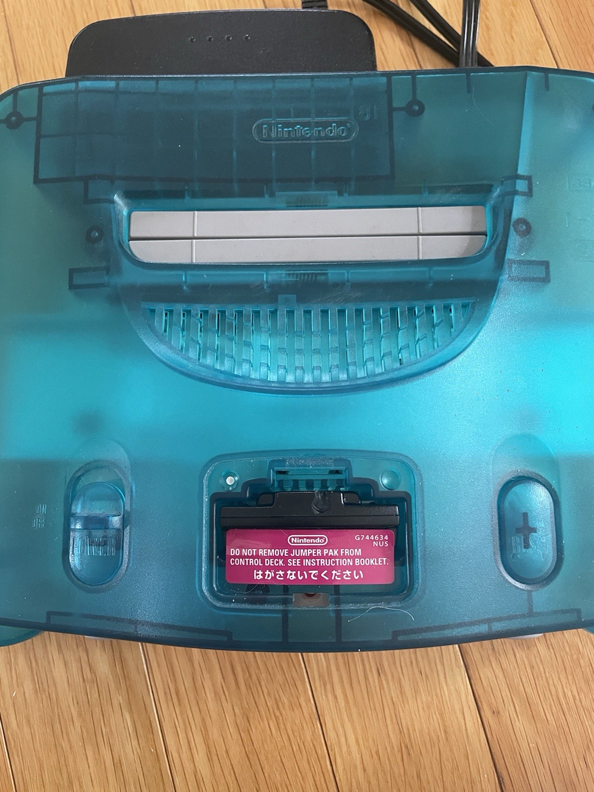 Ice Blue N64 Console w OEM Controllers Tested Region Free Nintendo