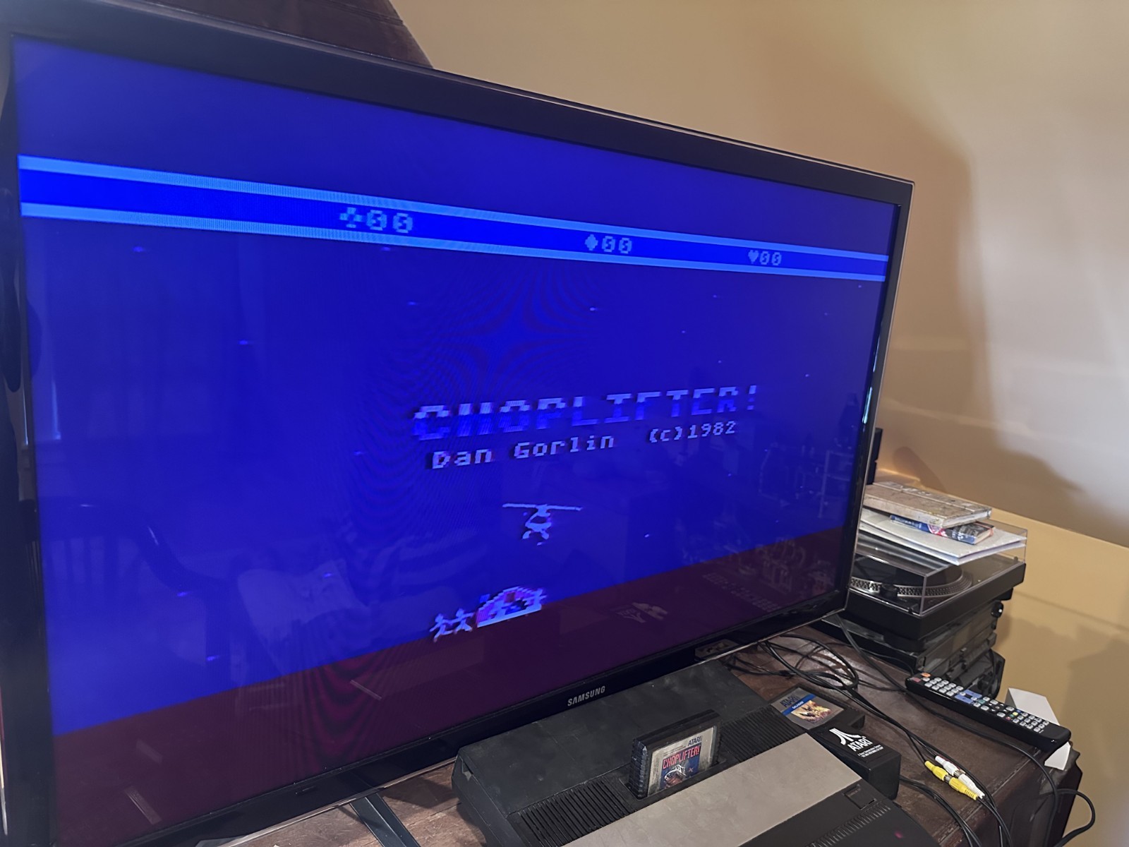 Atari 5200 2 Port Console + OEM Power Supply TESTED WORKS & 12 Games