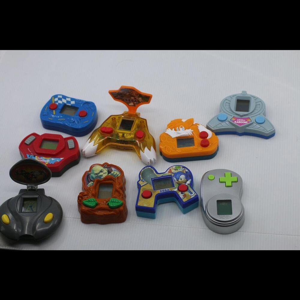 McDonald’s BurgerKing Happy Meal Toys SEGA Sonic 6 Handheld Games LOT