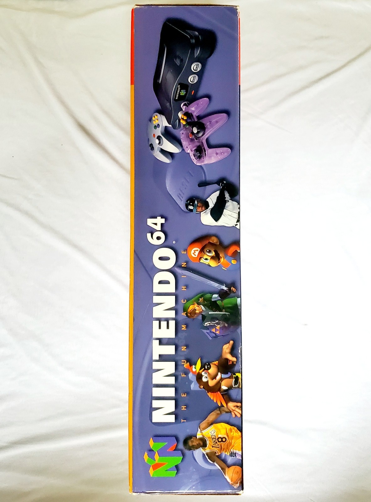NINTENDO 64 N64 ATOMIC PURPLE CONTROLLER Complete CIB Expansion Pak NICE BOX!