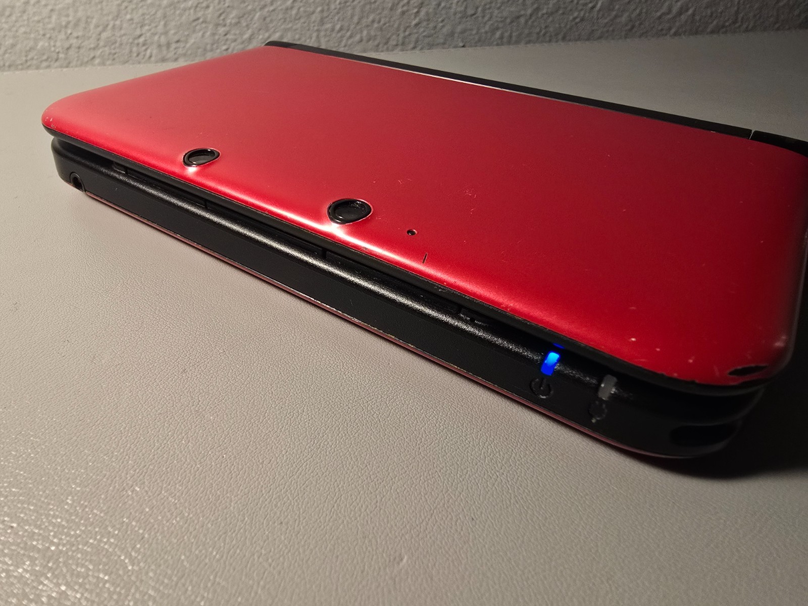 Nintendo 3DS XL Red Console Tested Working + Charger + 128GB SD Card