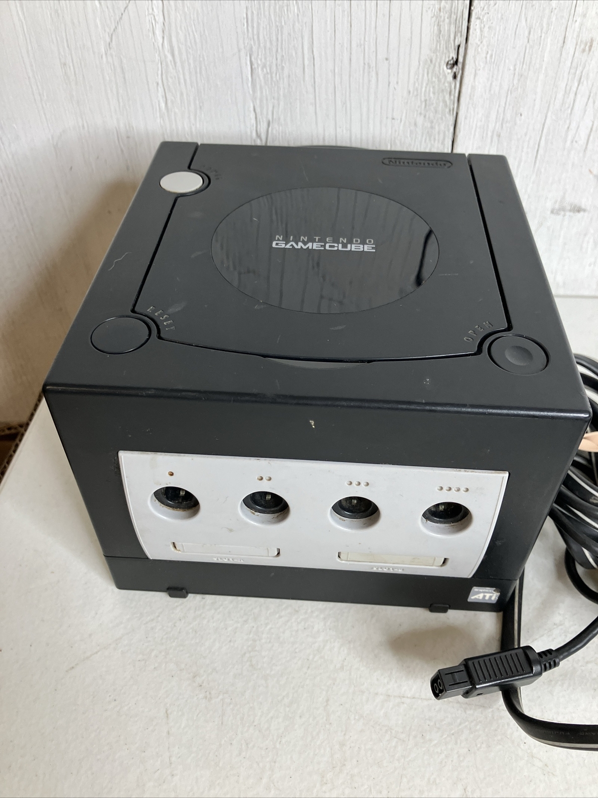 Black Nintendo GameCube Console Bundle Lot 5 Games, 2 Controllers, Soul Calibur2