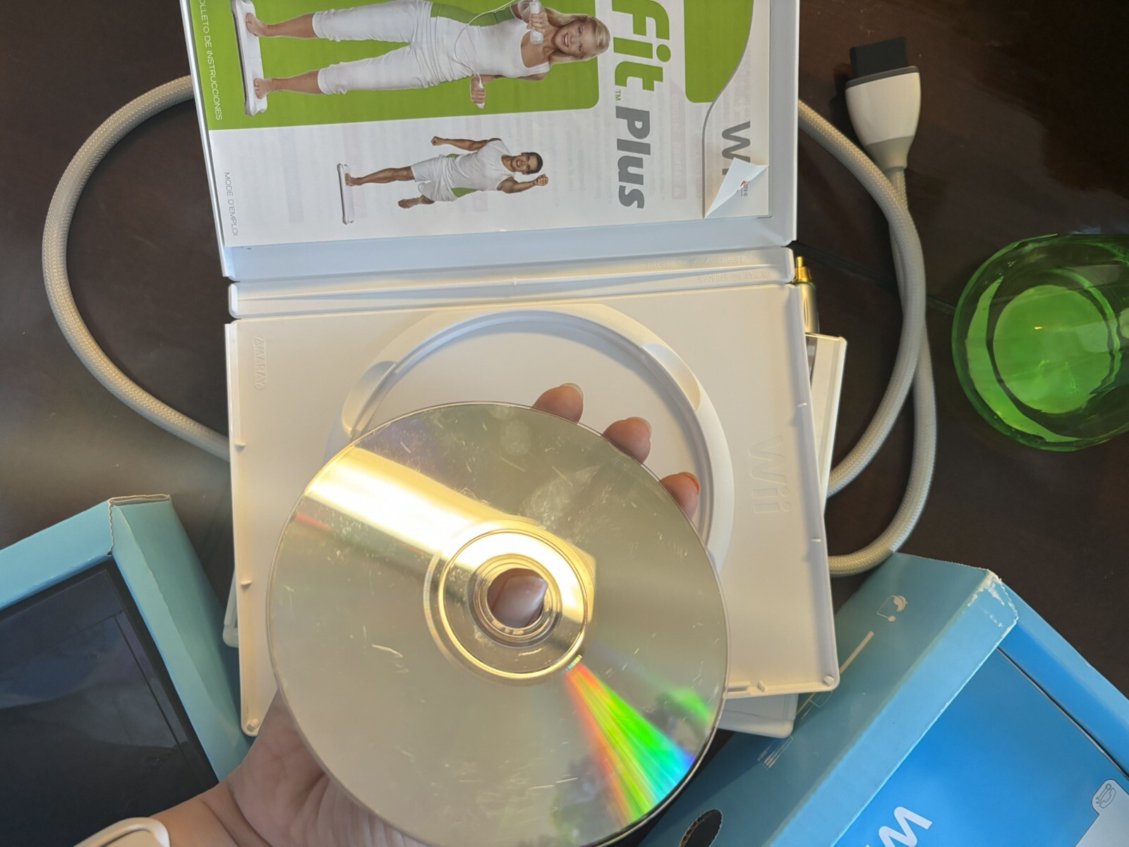 Nintendo Wii Video Game System Console Bundle With WII Fit Plus, Games, And More