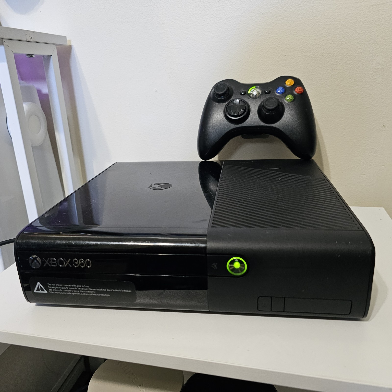 Xbox 360 E Console Bundle – Tested Working – Controller & Power Supply Included
