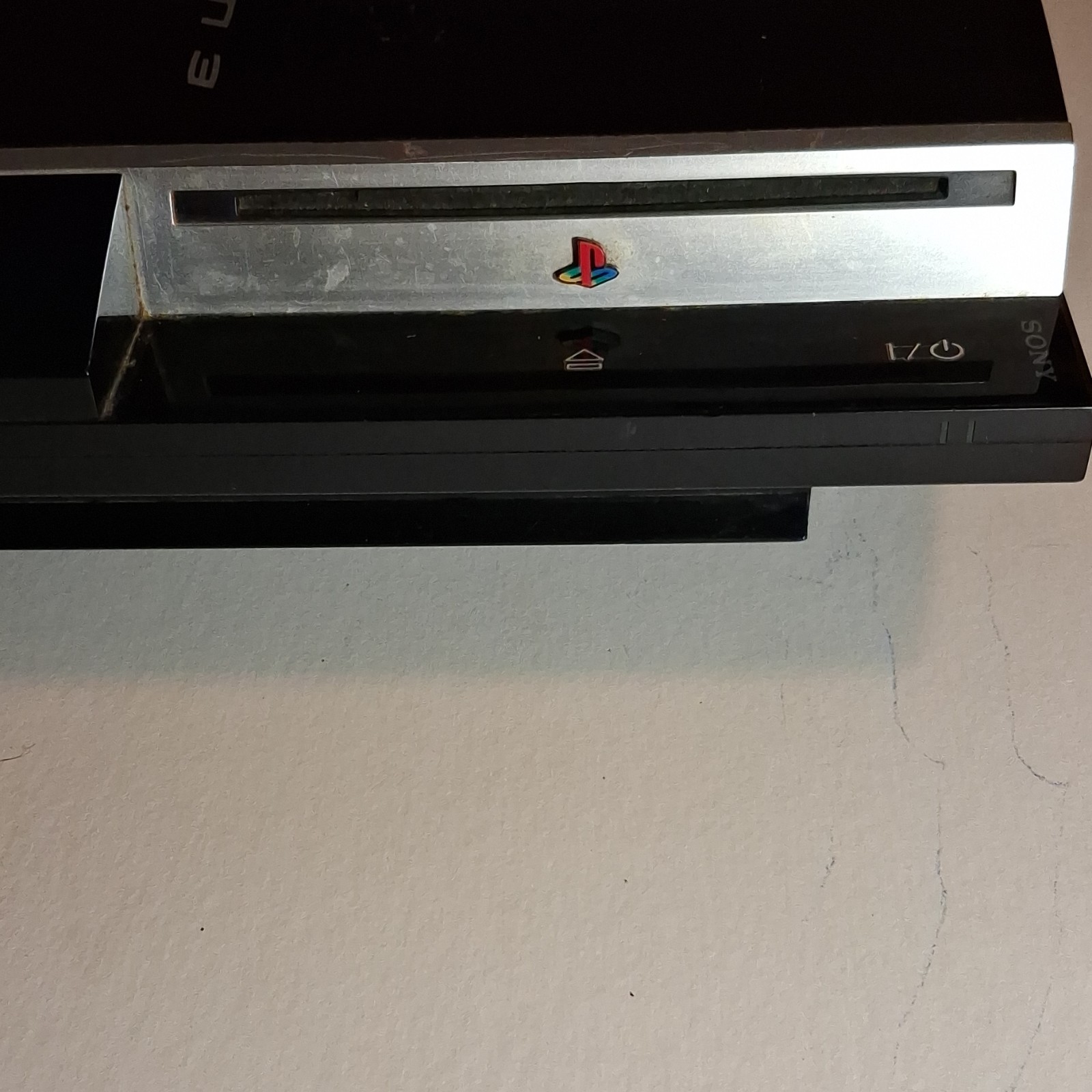 Sony PlayStation 3 CECHK01 Console Black 80gb hard drive and power cord