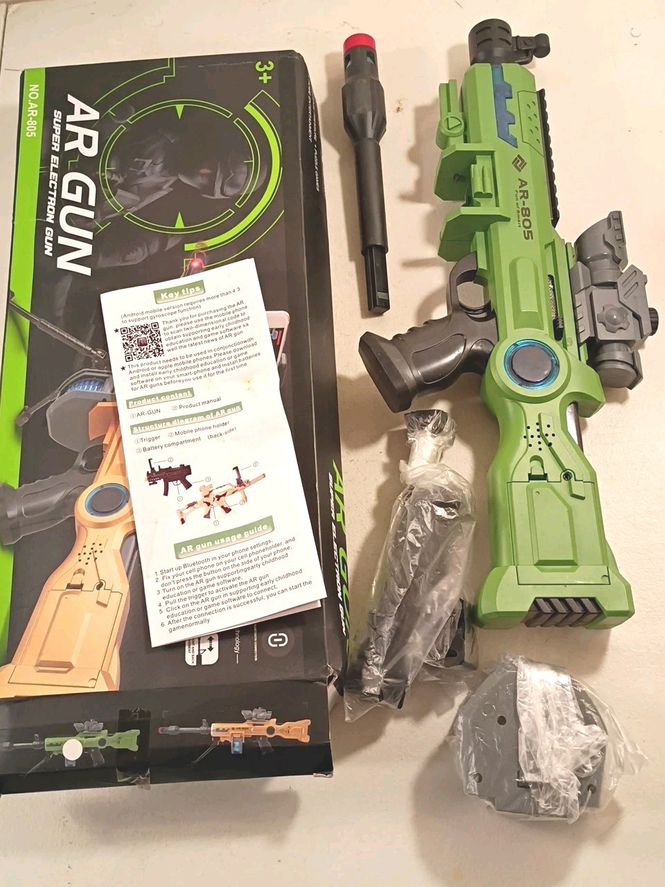 AR GUN Shooting Game AR-805 Controller Smart Phone Holder Green