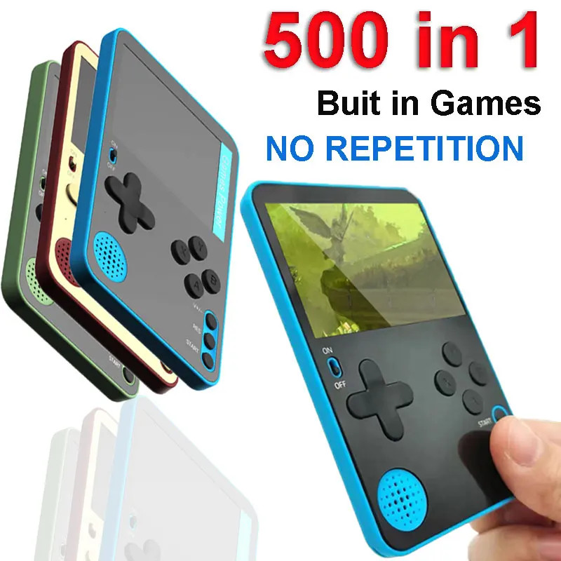 Handheld Game Console 500 Classic Games LCD Portable Retro Video Mini Game Conso