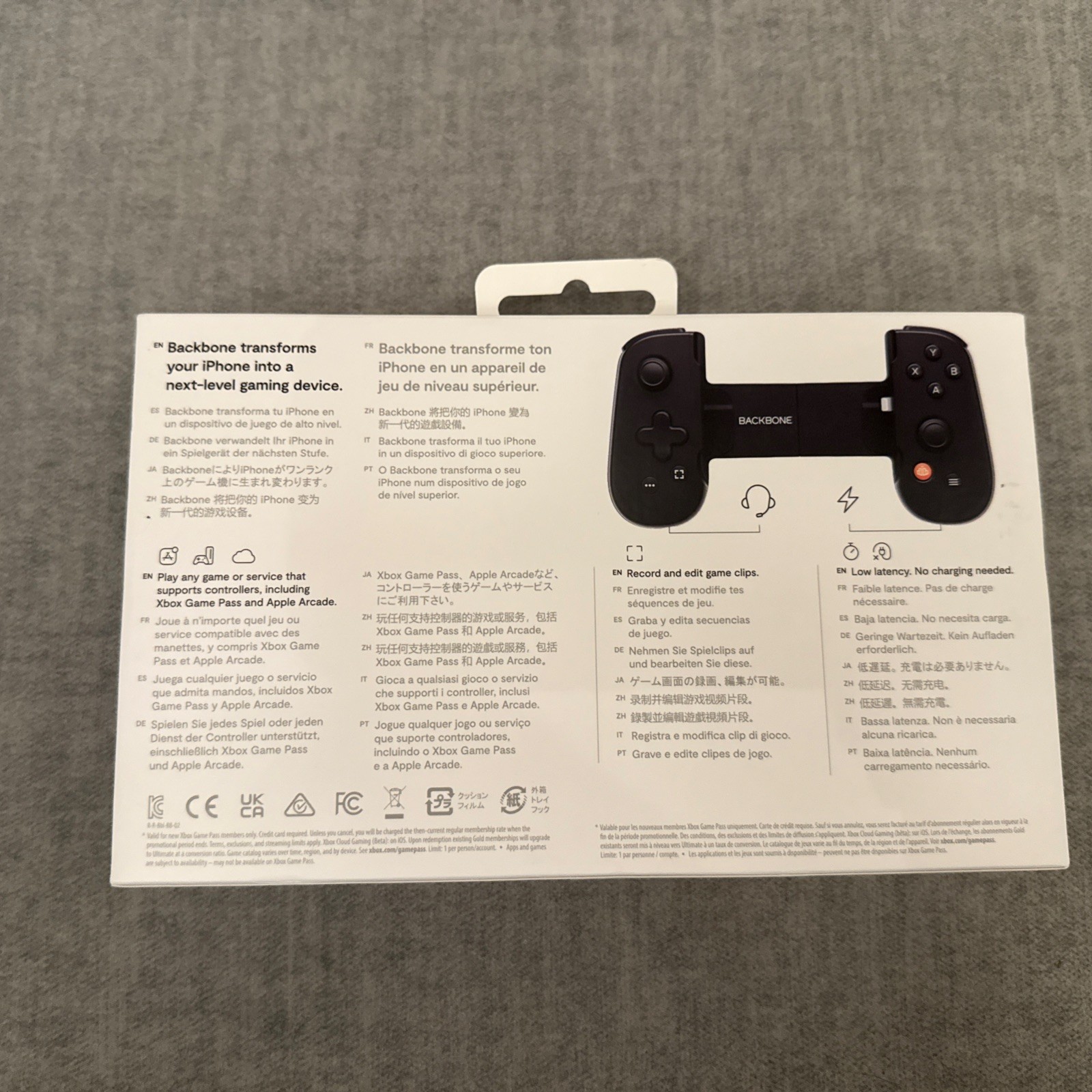 Backbone One Mobile Gaming Controller for iPhone – Black (BB-02)™