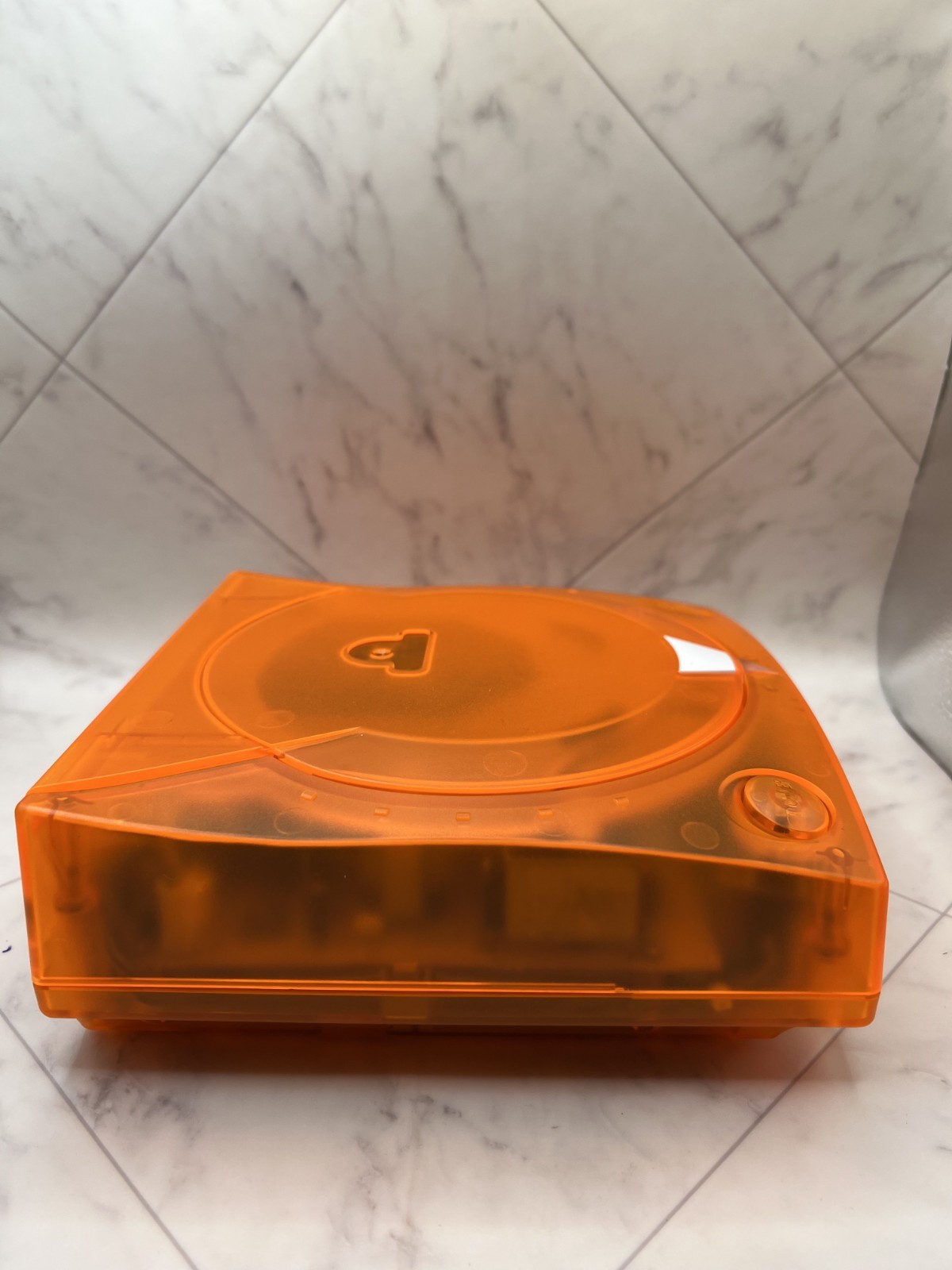 Sega Dreamcast Clear Orange Skeleton Console VA0 Japan – New Battery & Fuse – JP