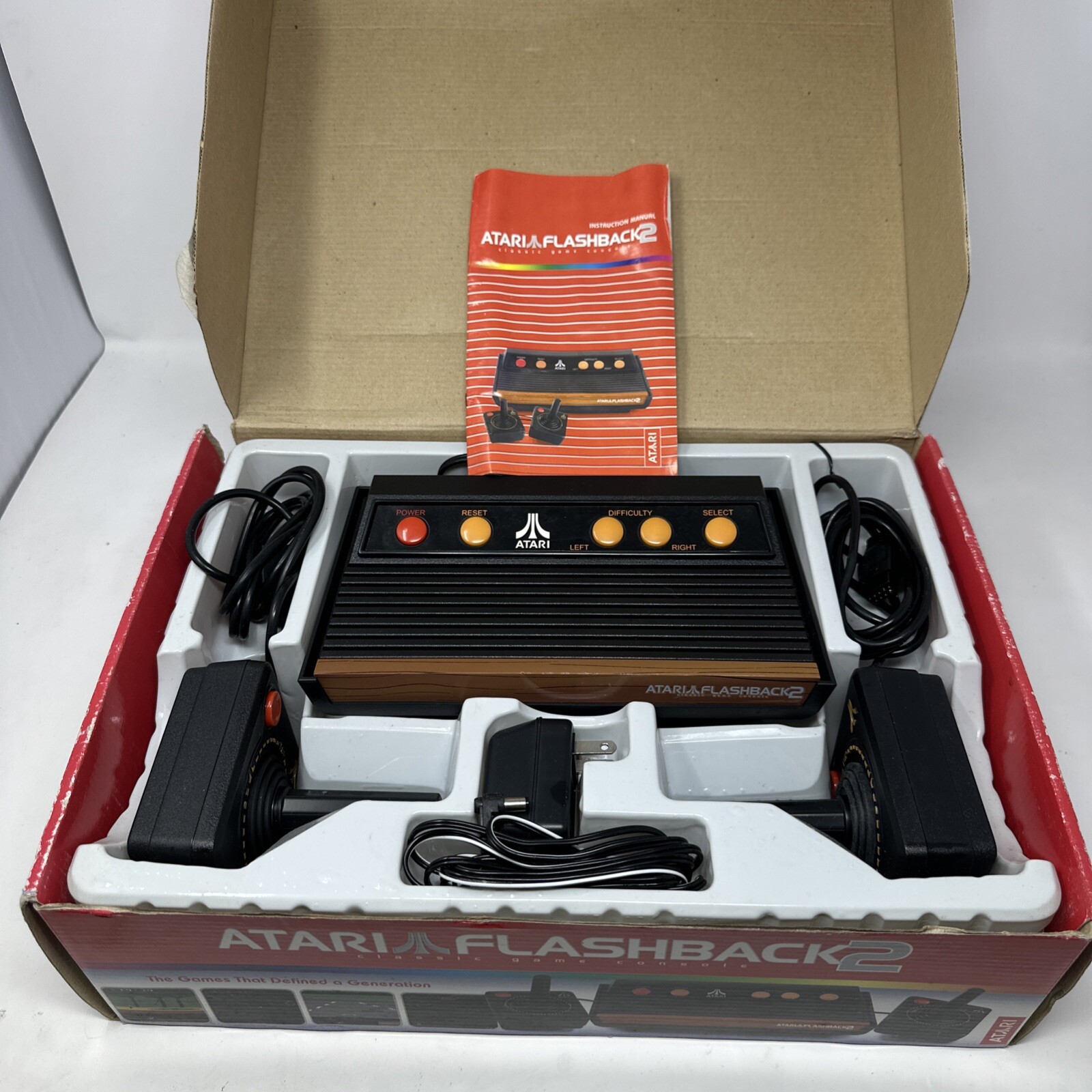 Atari Classic Game Console Flashback 2 40 Games Original