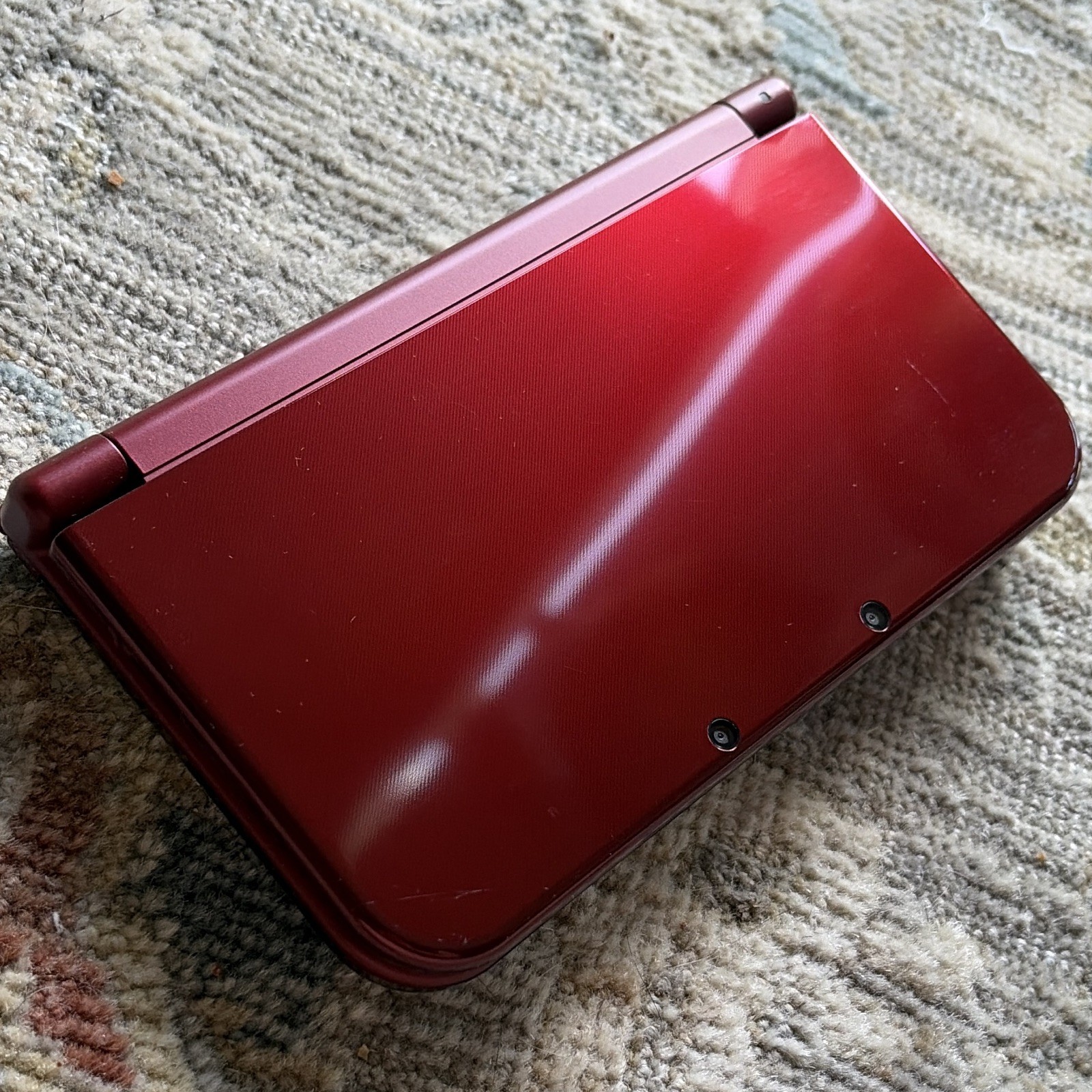 Nintendo 3DS XL SPR-001 Metallic Red 3D Capable 4GB Region Free
