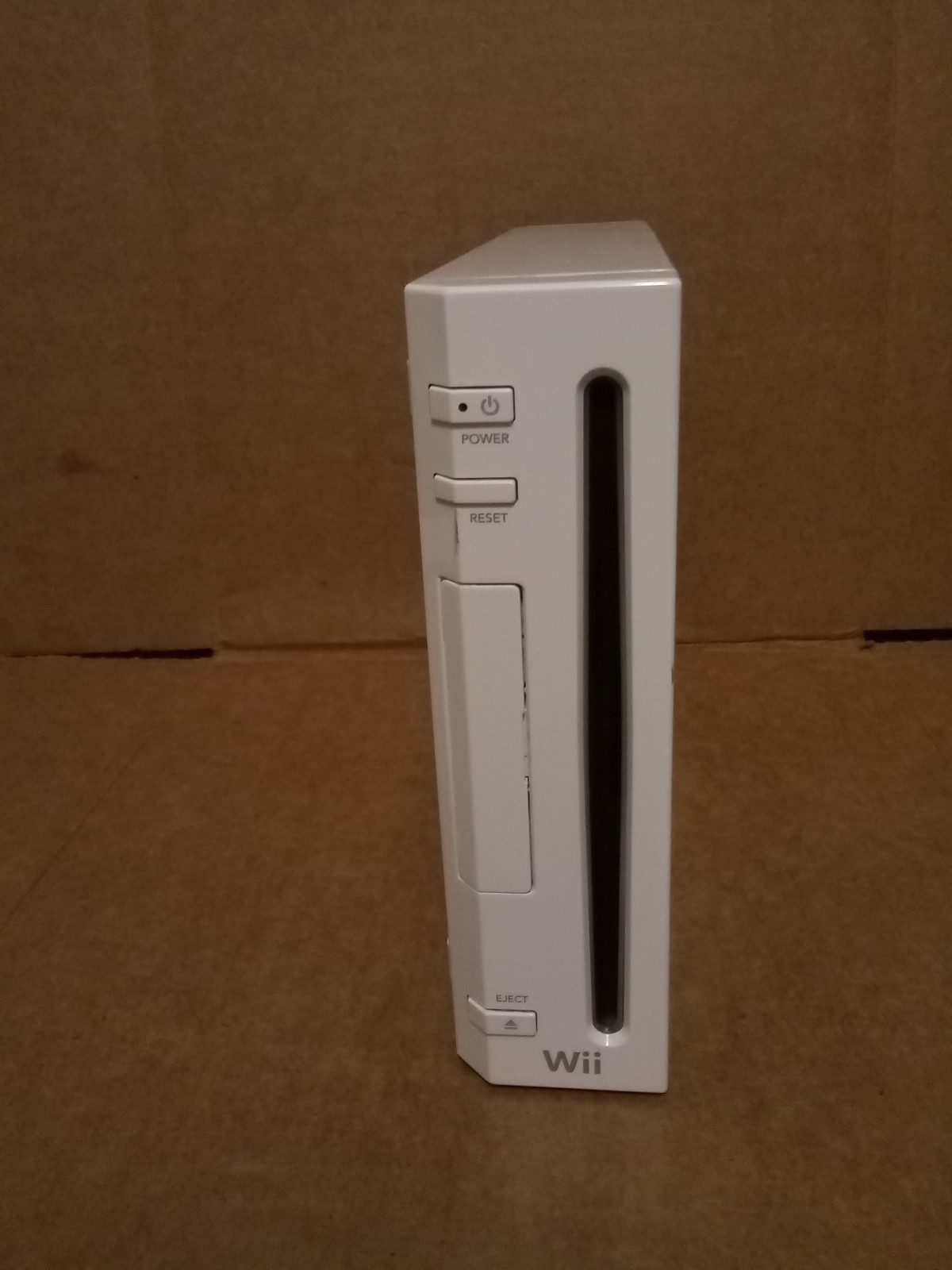 Nintendo Wii Black RVL-001 Console Only NO CORDS OR CONTROLLER Tested & Works!
