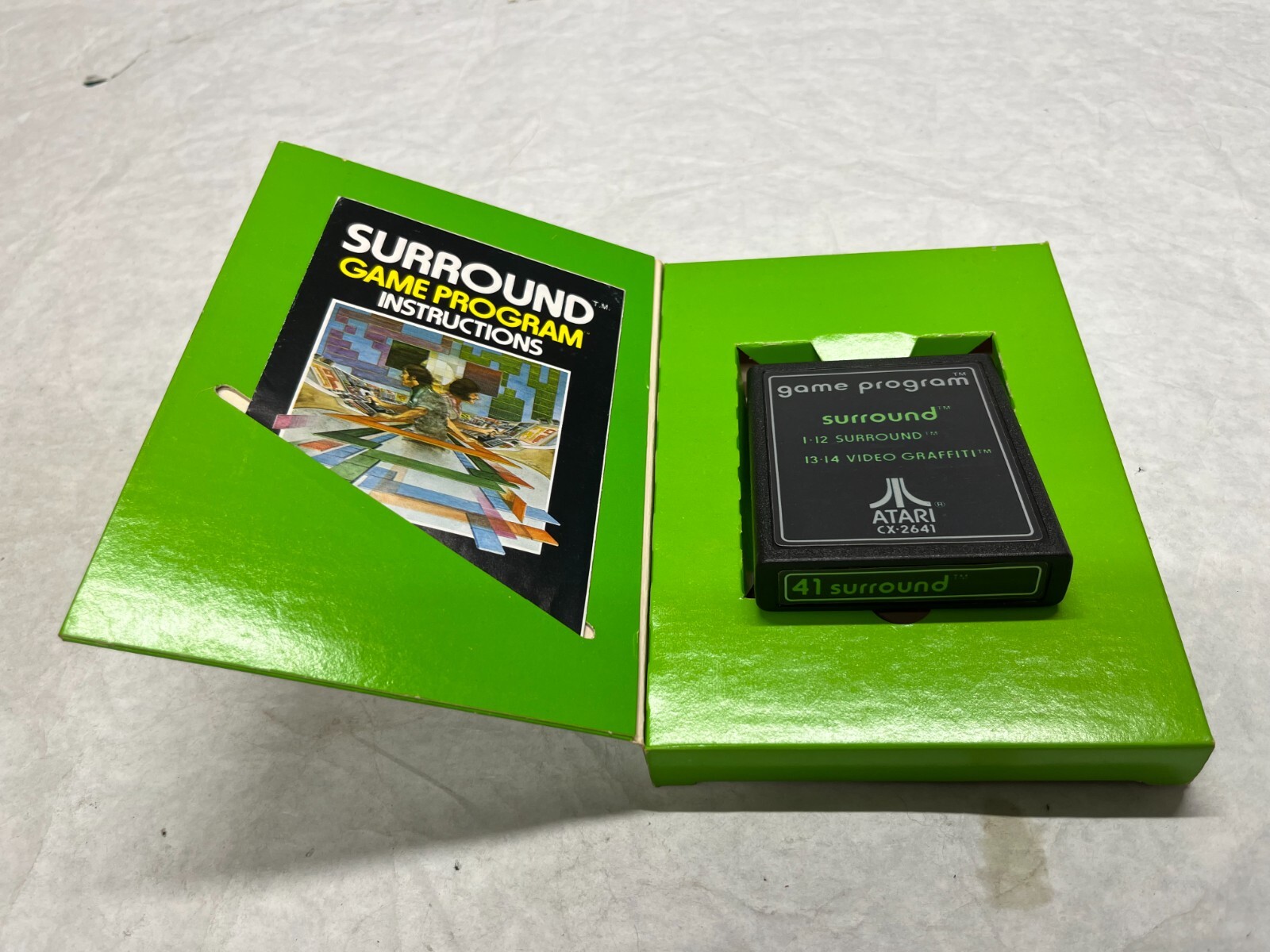 1977 ATARI Original Launch Gatefold Game Boxes Complete LOT 8 RARE *Unlaminated*
