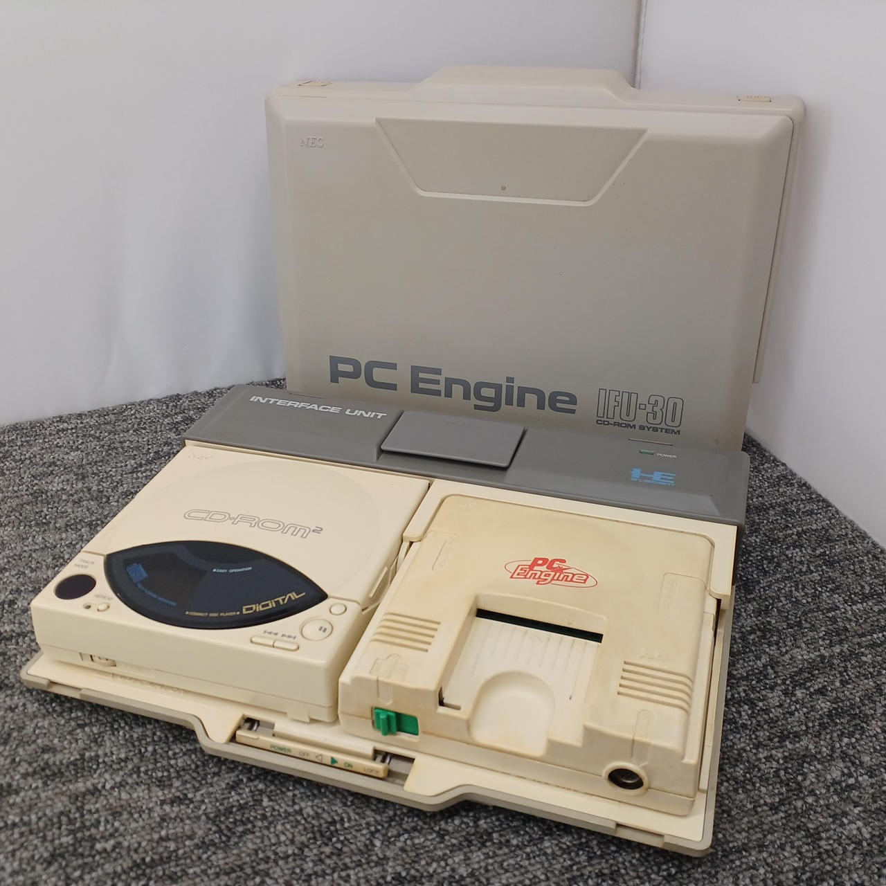 NEC PC Engine Interface Unit IFU-30 CD-ROM2 System Retro Console Japan NTSC