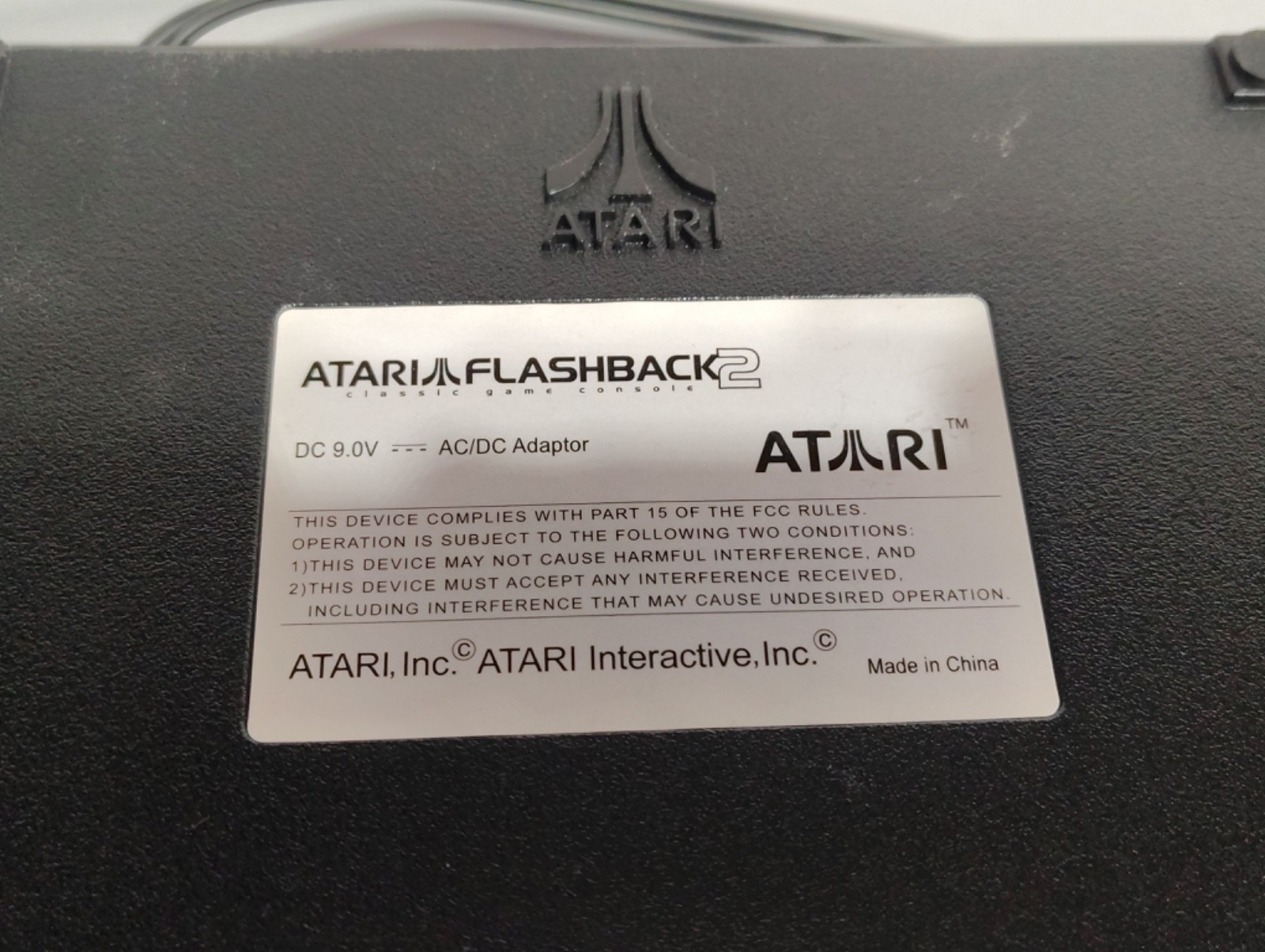 Atari Flashback 2 Classic Plug & Play Console 2 Joysticks & Power Supply