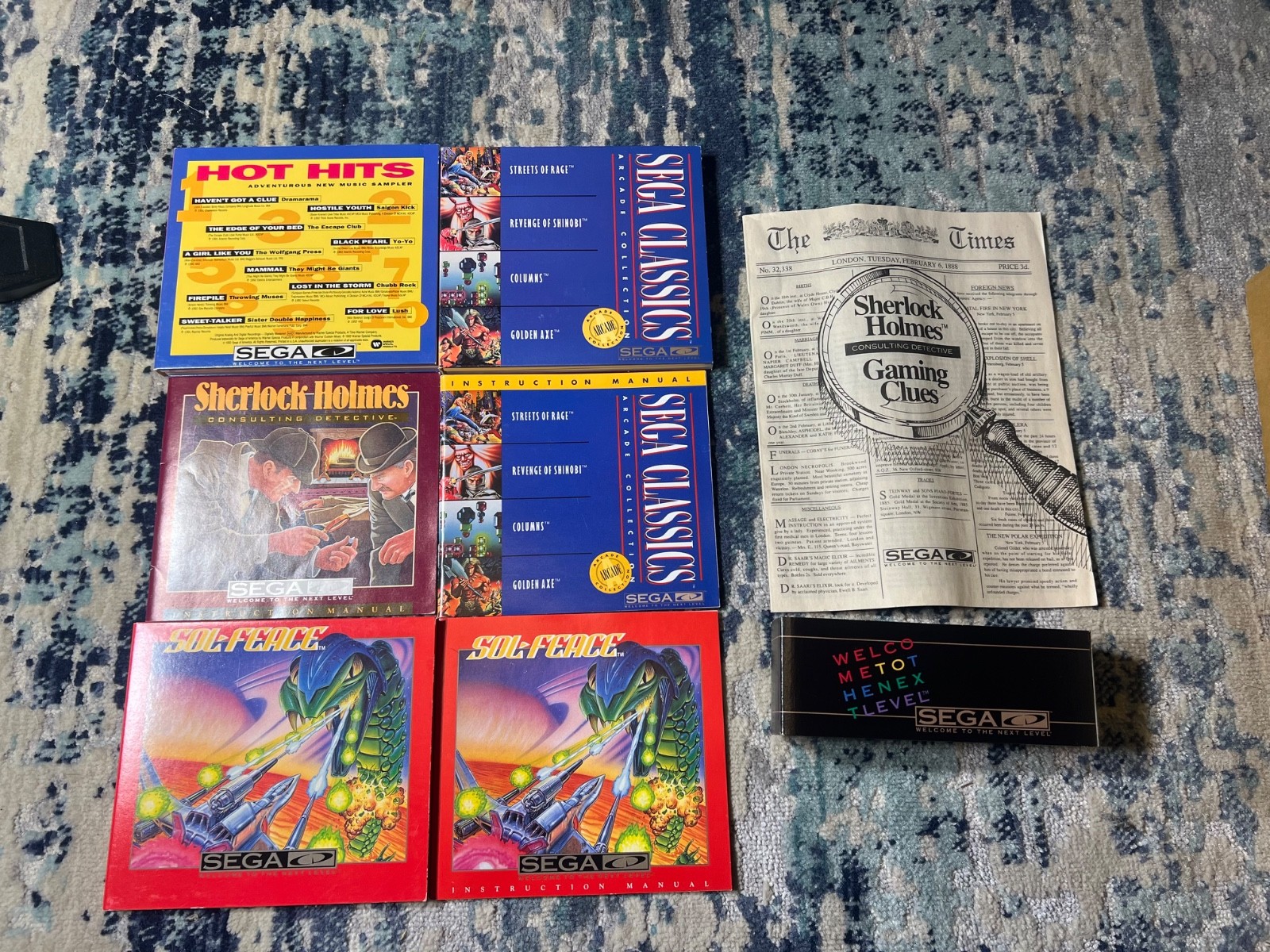 Sega Genesis CD Console. Model 1 Front Loading. Fully Tested and Working. CIB.