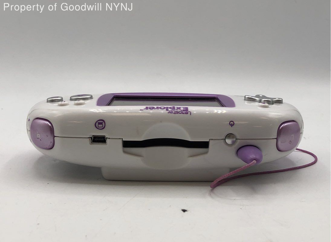 LeapFrog Leapster Explorer White Purple Tangled Mr Pencil 3 Game Console Lot