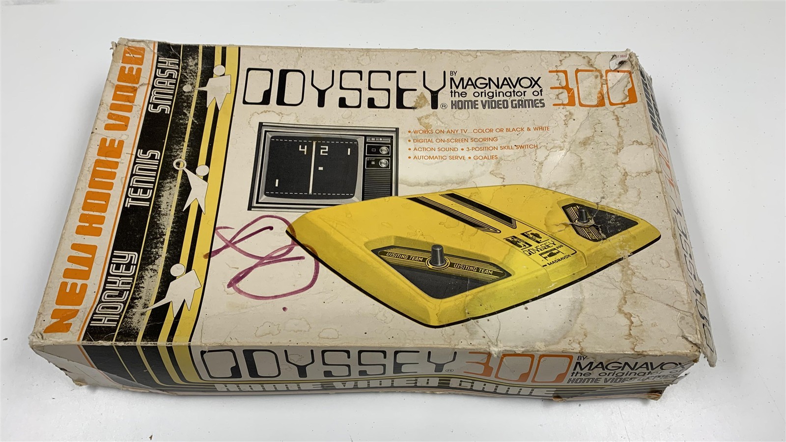 Magnavox Odyssey 300 Vintage Pong Console Boxed Untested No Power Supply