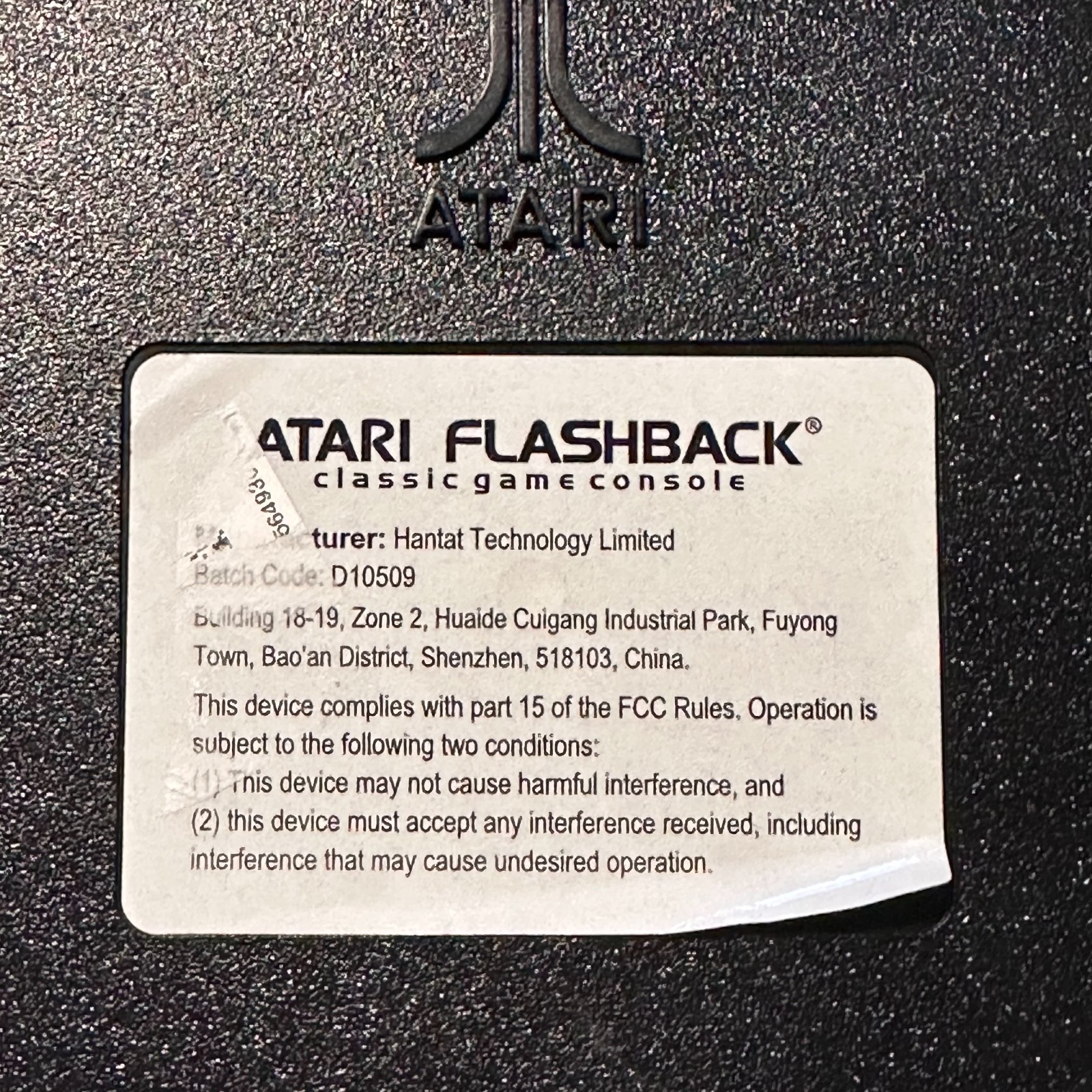 ATARI FLASHBACK 5 CLASSIC GAME CONSOLE Console+Charger. Not Tested Shown picture